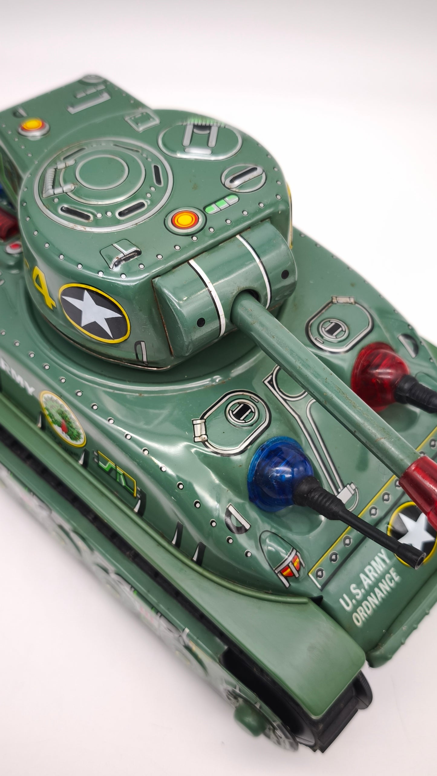 82991 Carro armato vintage in latta M4 Combat Tank KI2001