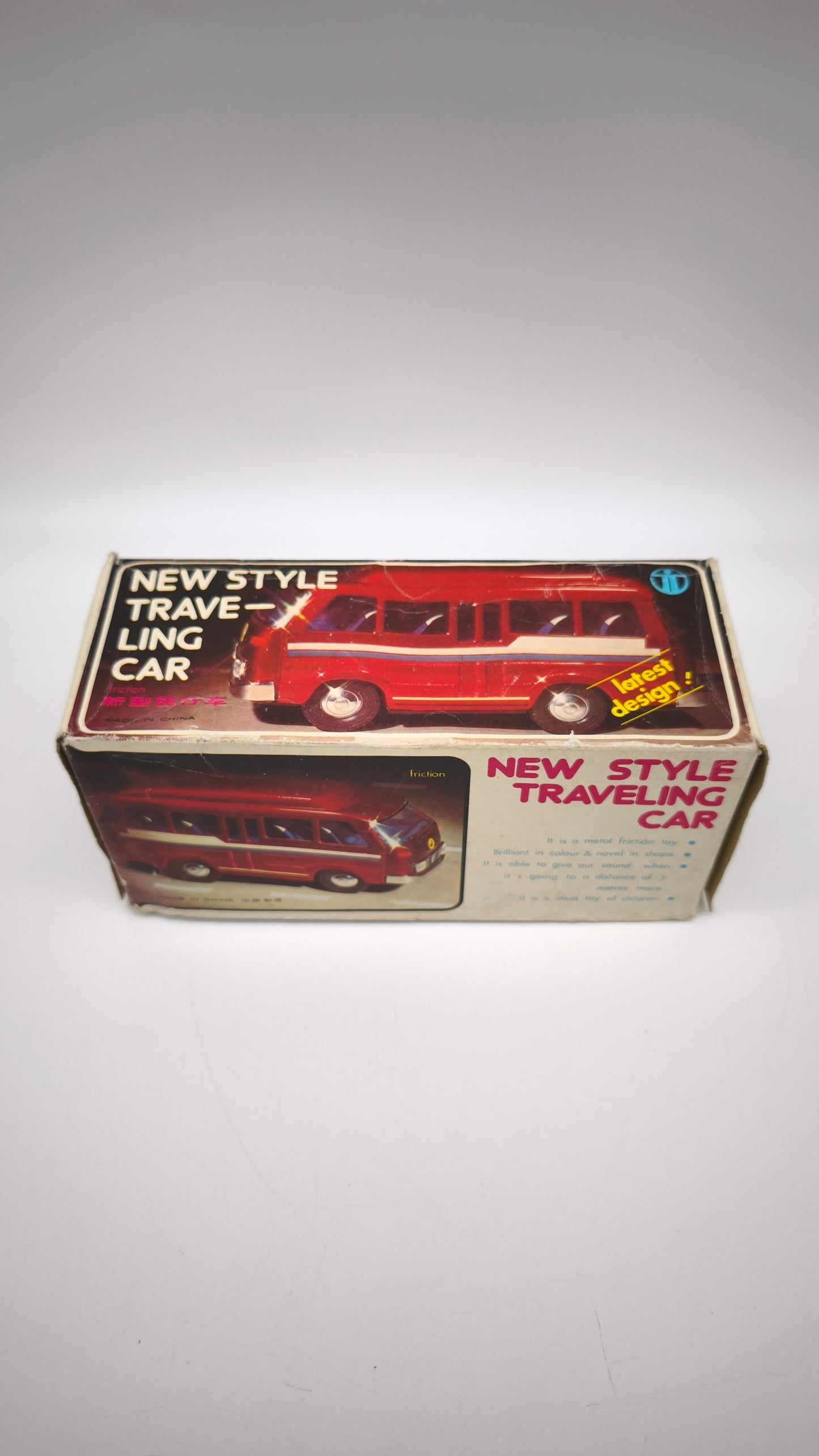 82987 Pulmino vintage in latta New Style Traveling Car MF 298