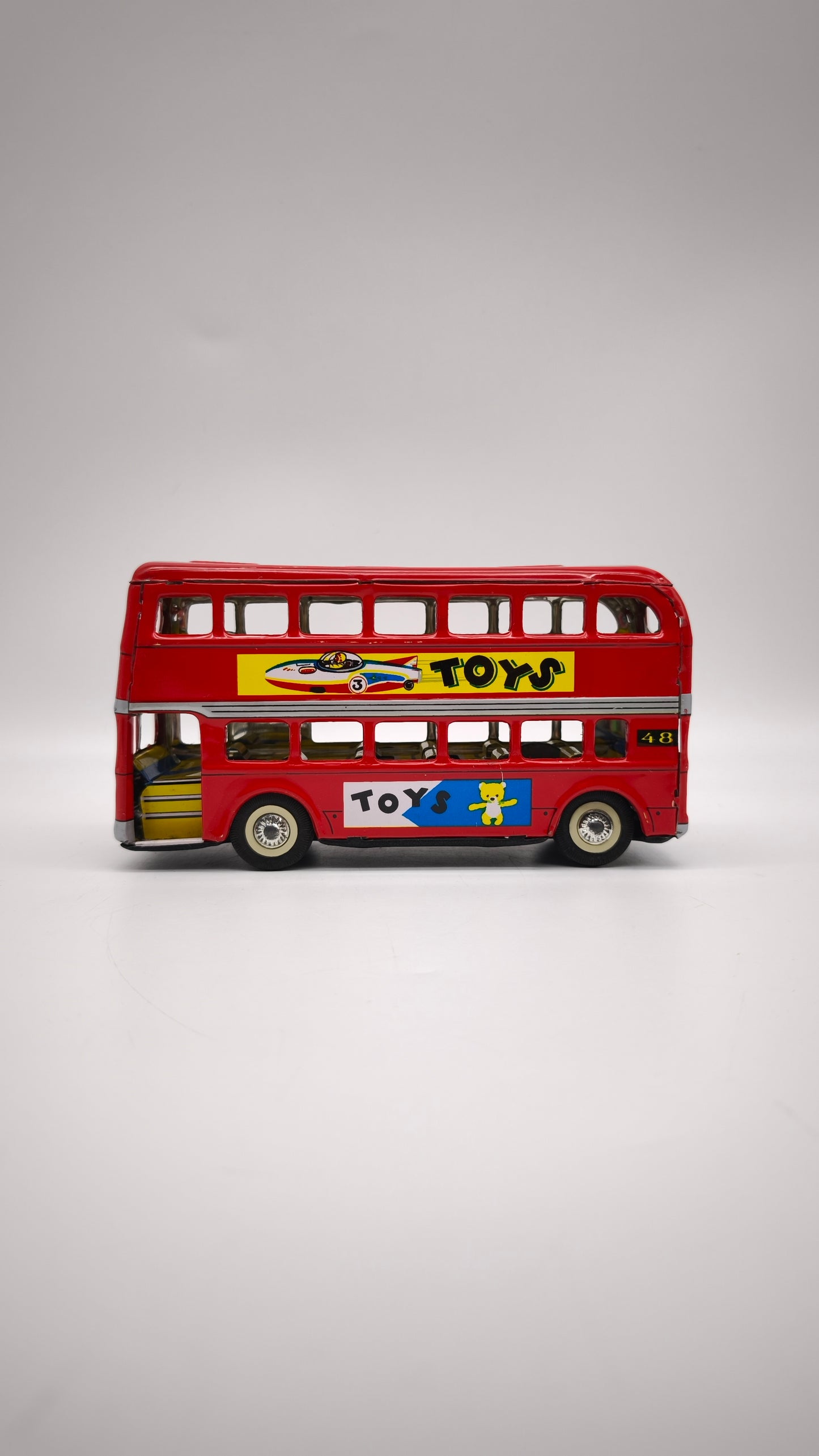 82986 Bus vintage in latta Double Decker MF 844