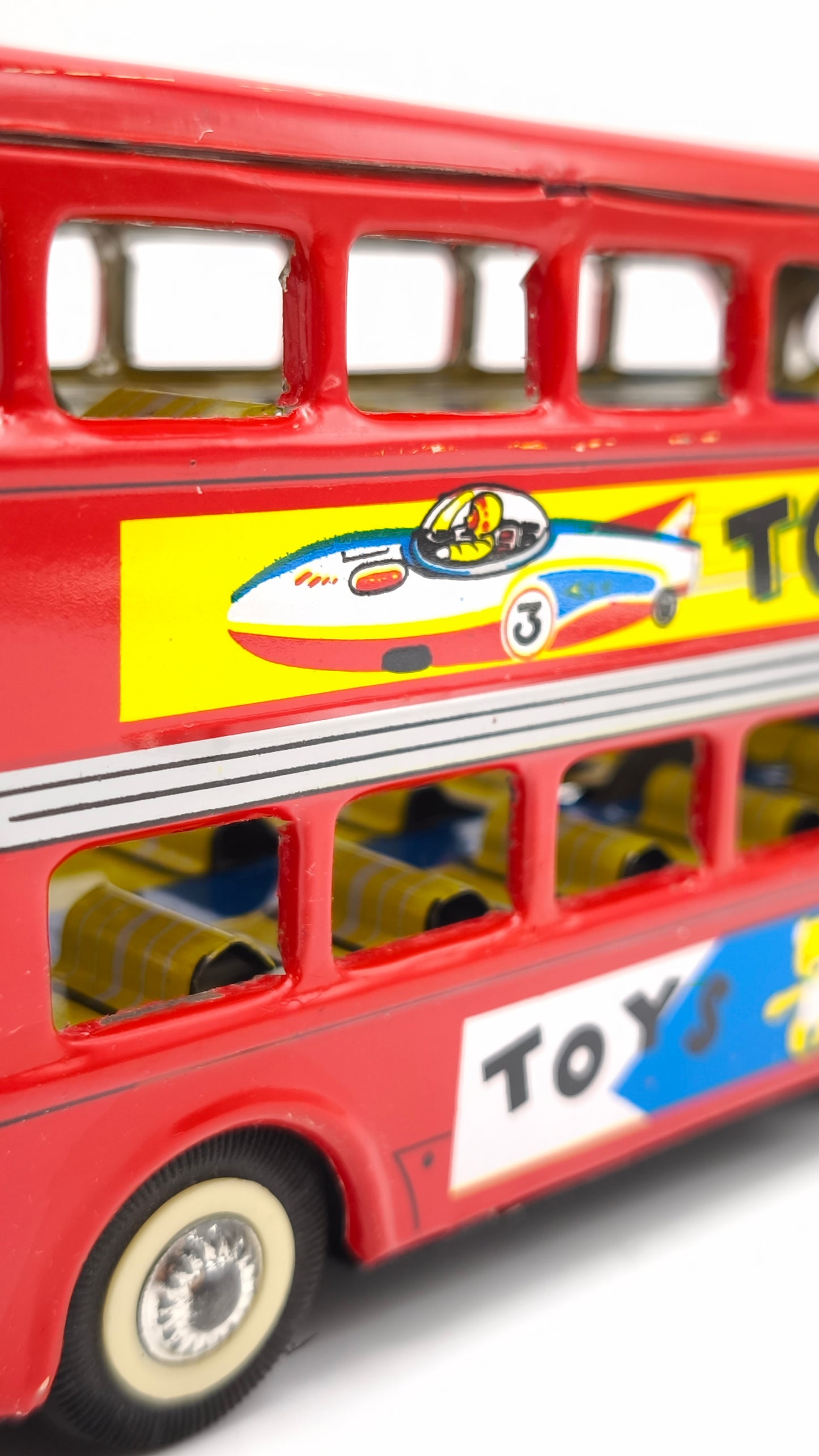 82986 Bus vintage in latta Double Decker MF 844
