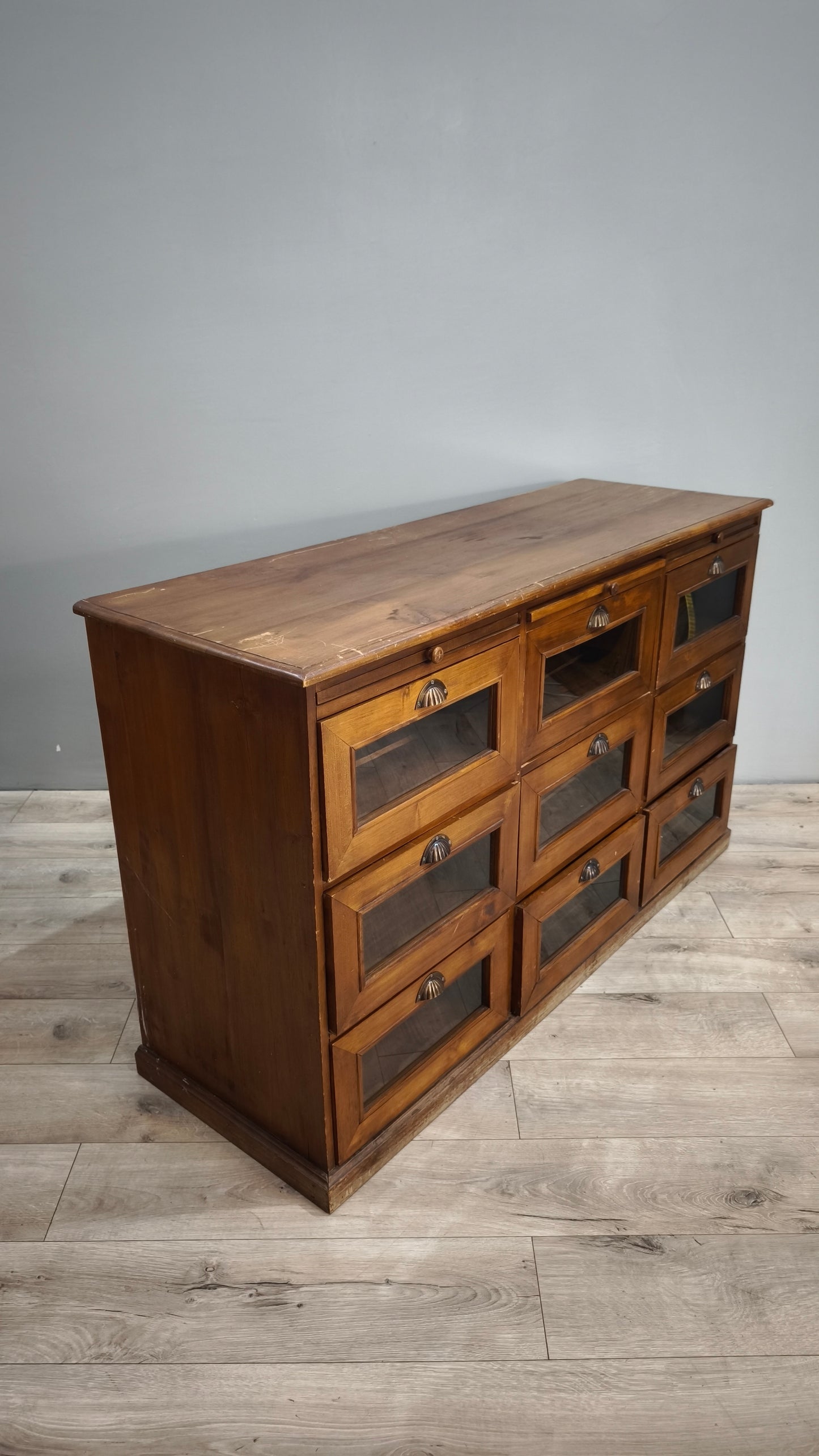 84844 Servante in legno massello di teak con cassetti e tiretti