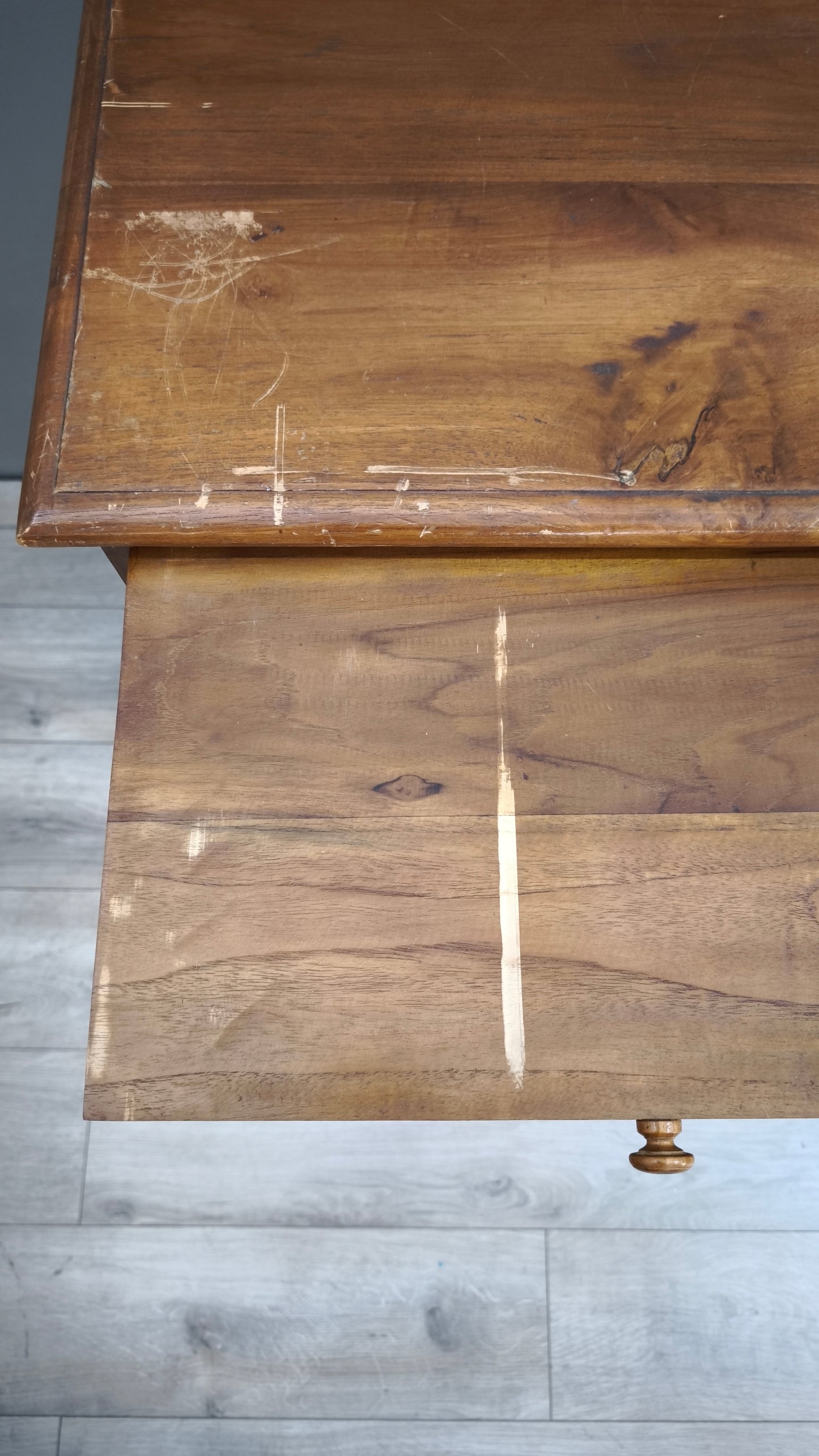 84844 Servante in legno massello di teak con cassetti e tiretti