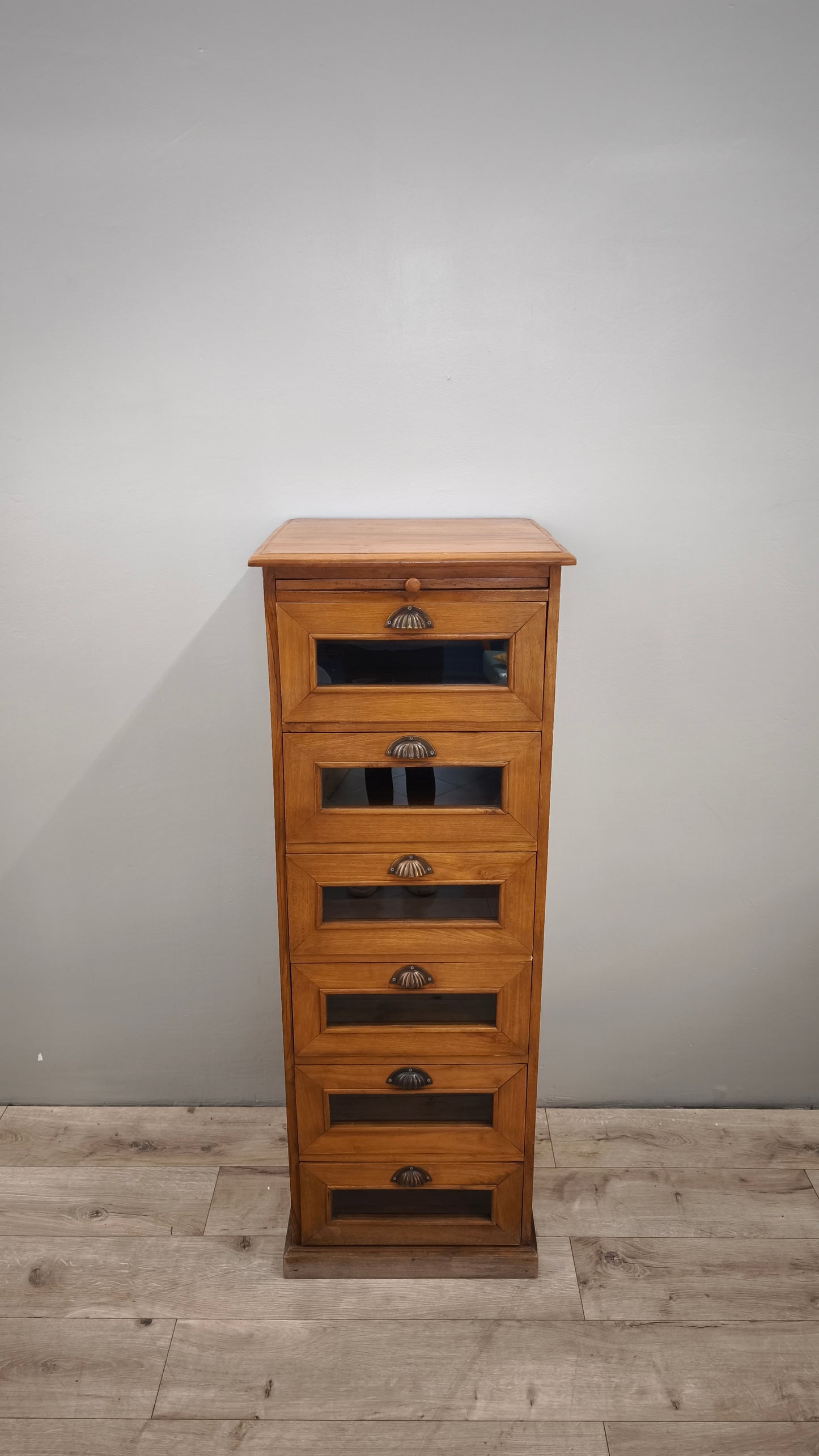 84847 Cassettiera verticale in legno massello di teak