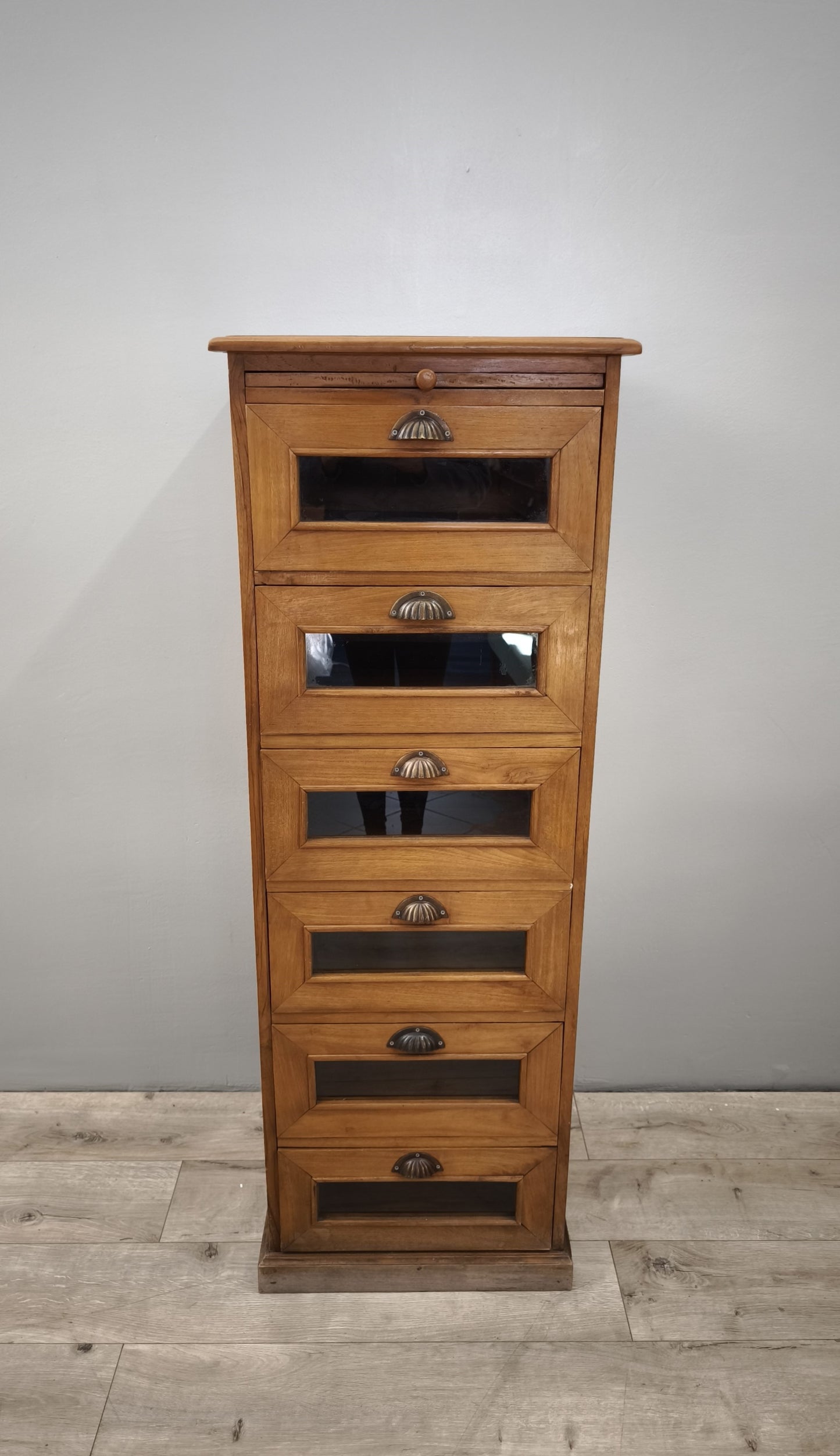 84847 Cassettiera verticale in legno massello di teak