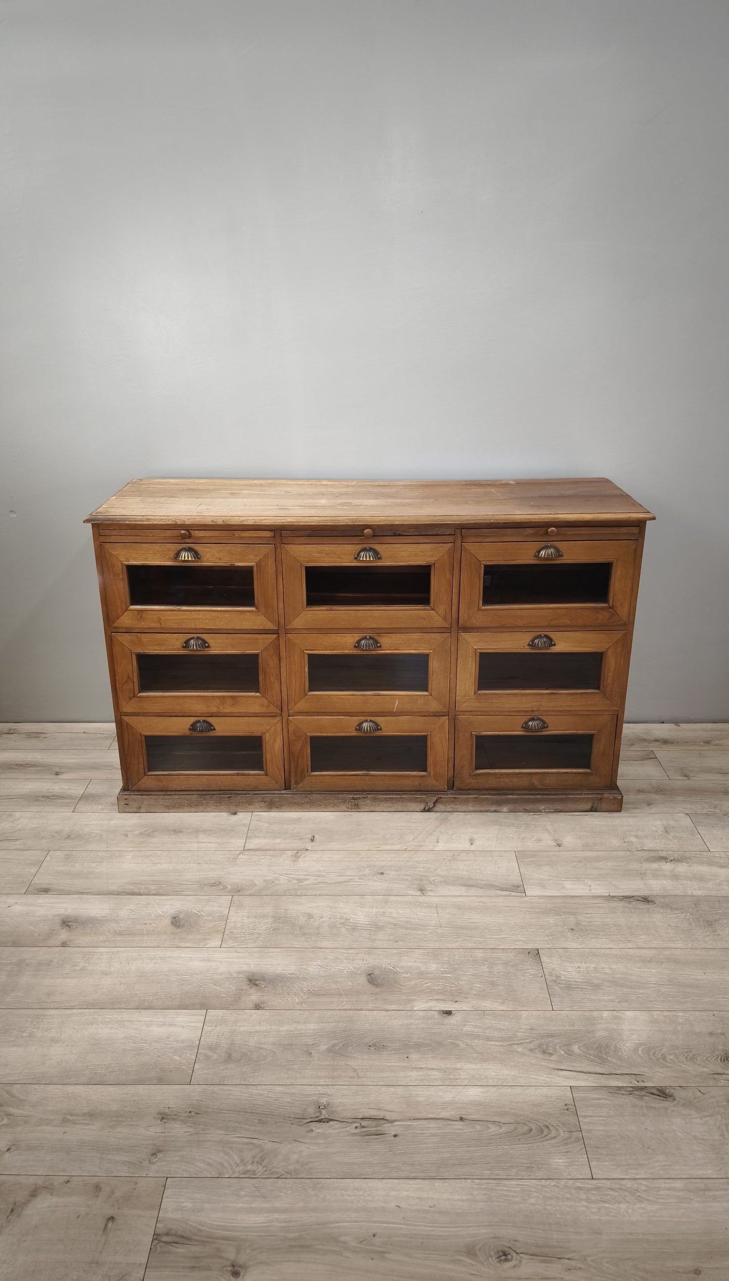 84844-2 Servante in legno massello di teak con cassetti e tiretti