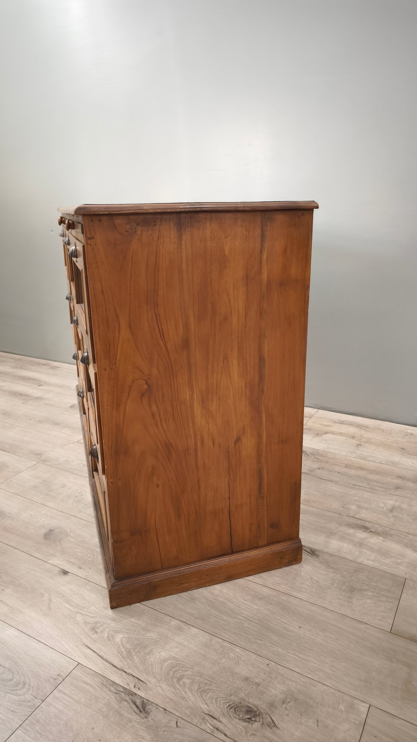 84844-2 Servante in legno massello di teak con cassetti e tiretti
