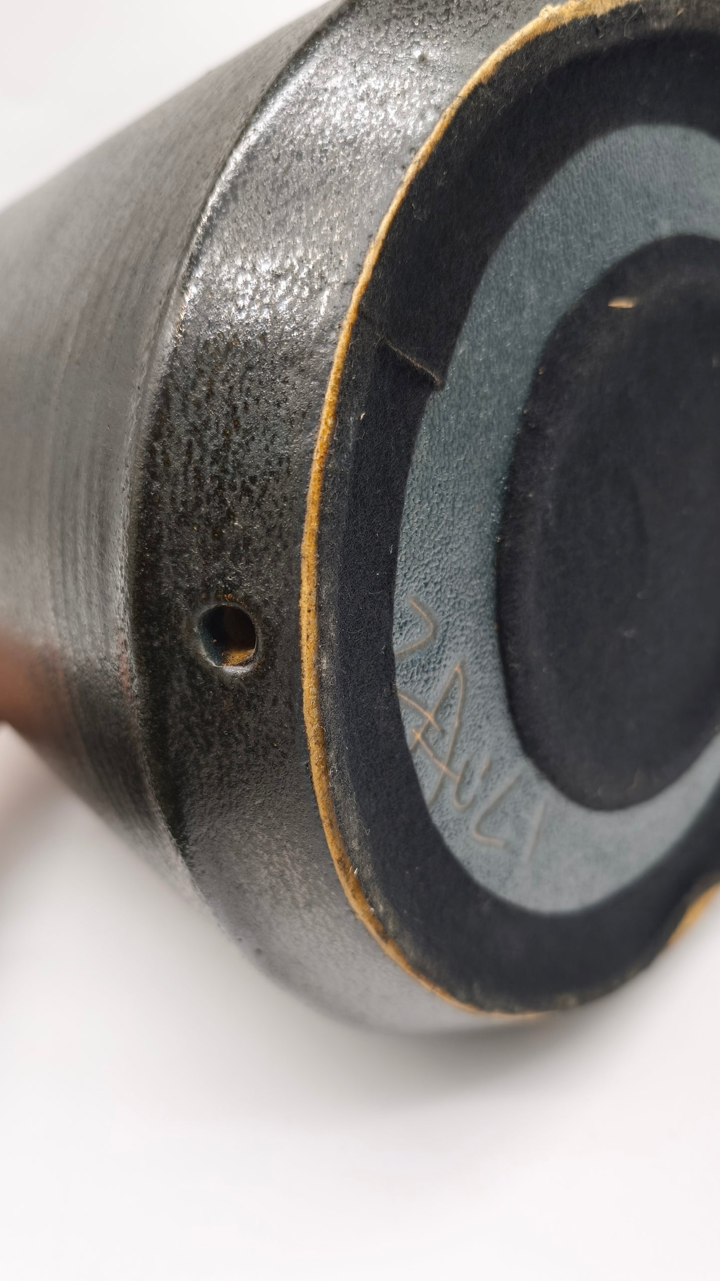 85685 Vaso base lampada in grès, Carlo Zauli