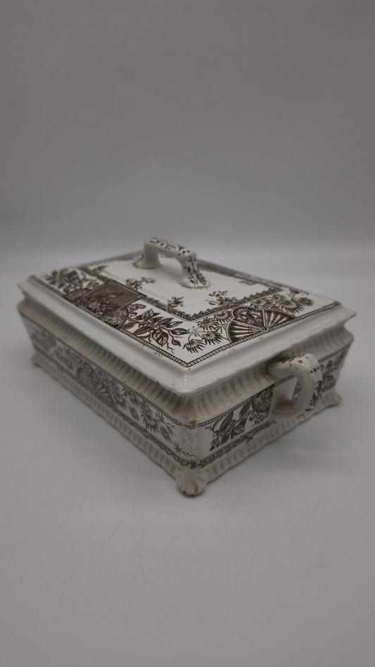 83797 Salsiera rettangolare in ceramica Wallis Gimson Alexandria