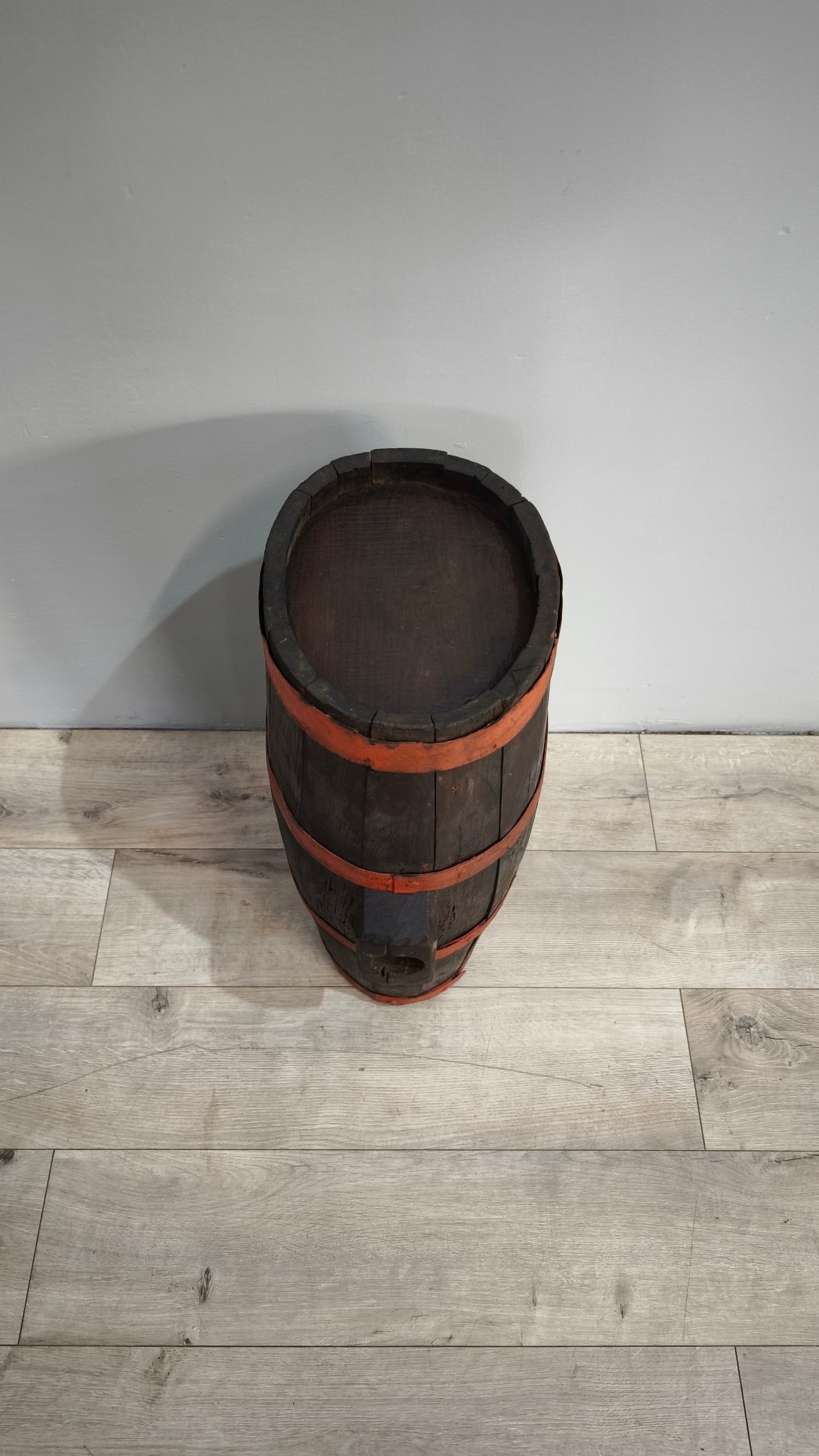 87542 Botte in legno con cerchi in ferro
