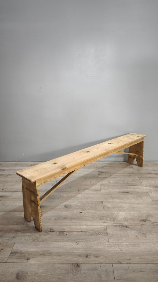 87742 Panca in legno grezzo