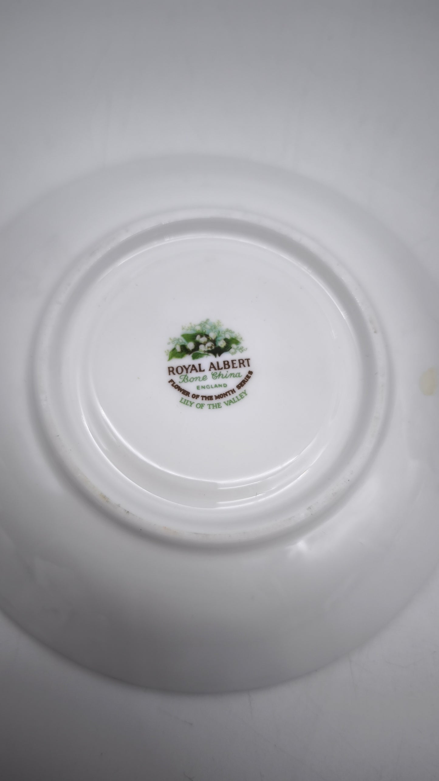 88280 Tazza da tè in ceramica Royal Albert, Flower of the month series, Lily of the Valley, May
