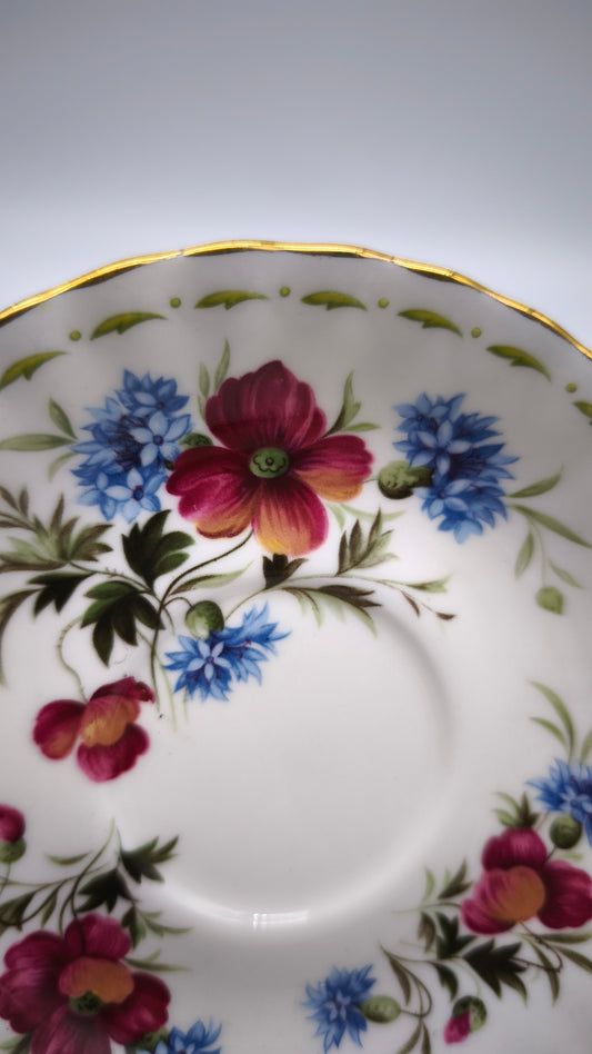 88281 Piattino in ceramica Royal Albert, Flower of the month series, Poppy