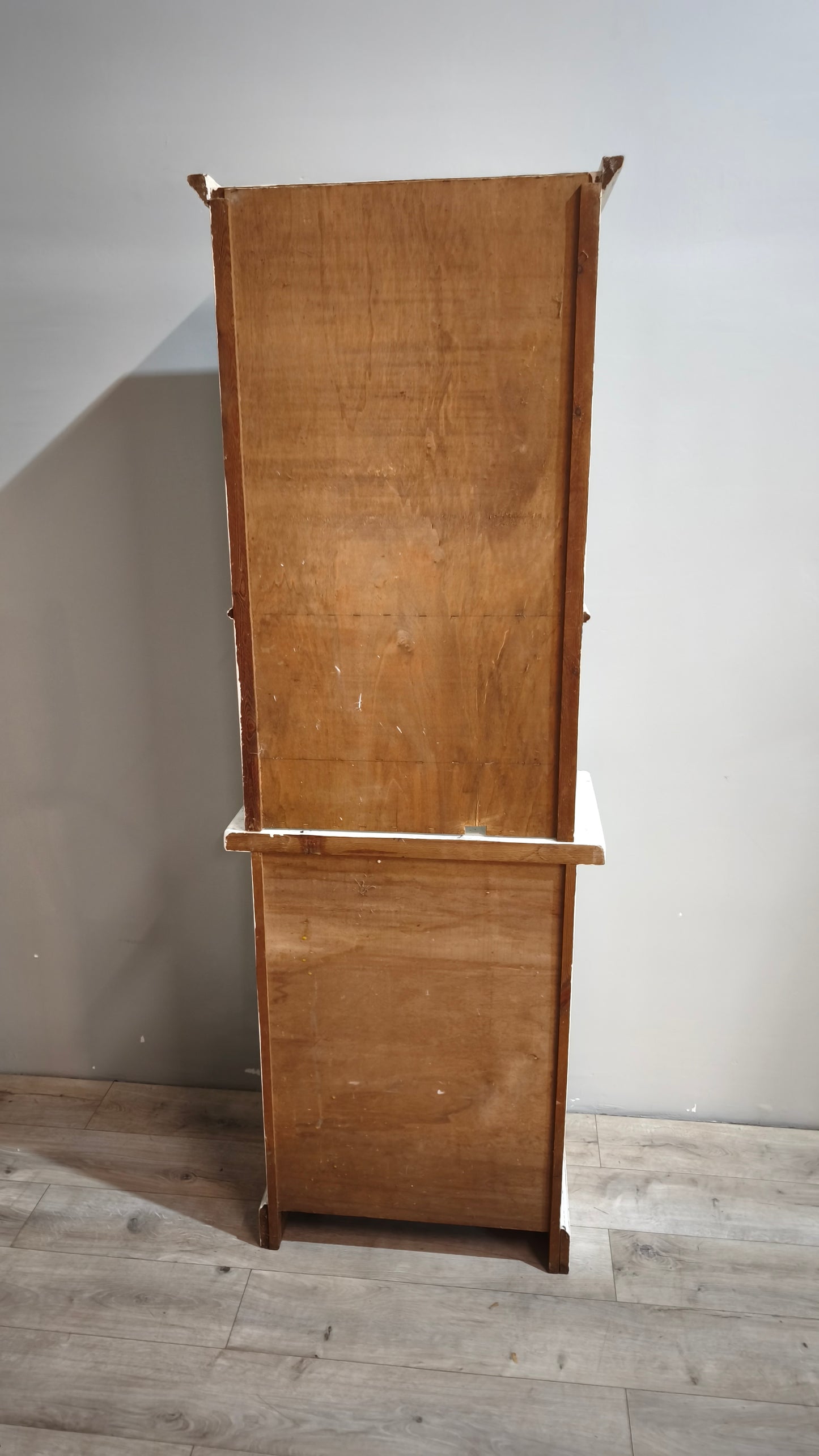 88482 Credenza uno sportello in legno dipinta bianca