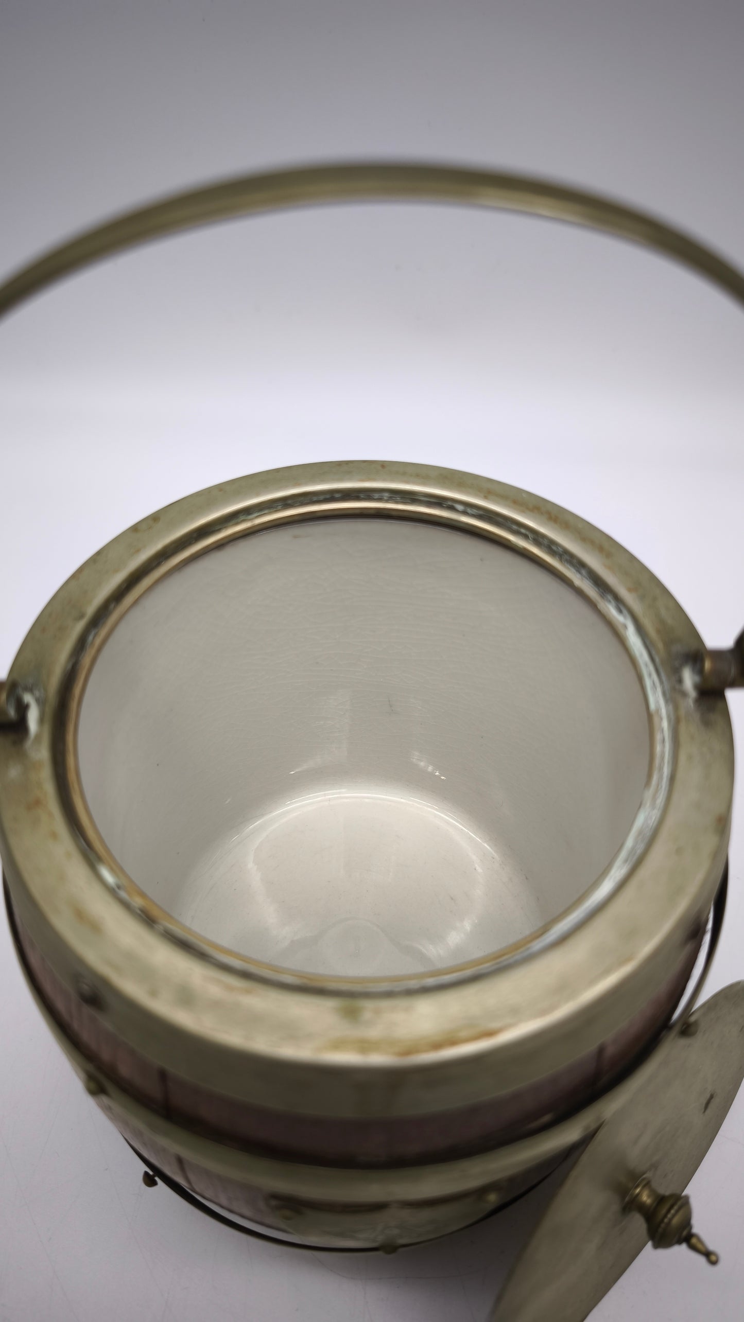 88743 Secchiello per ghiaccio vintage a forma di botte
