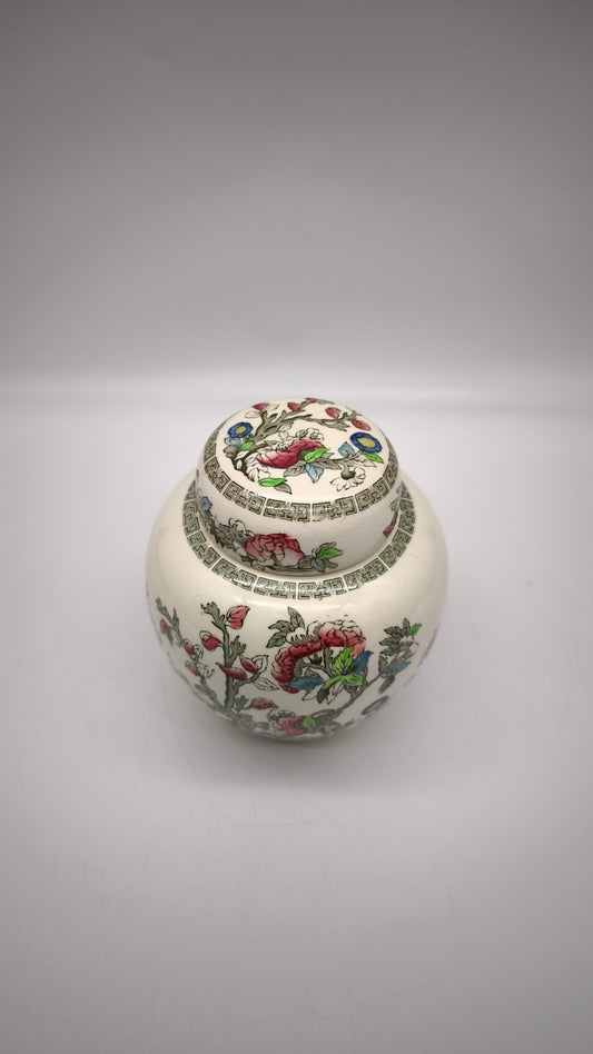 89515 Potiche in ceramica Johonson Bros, Indian Tree Ginger Jar