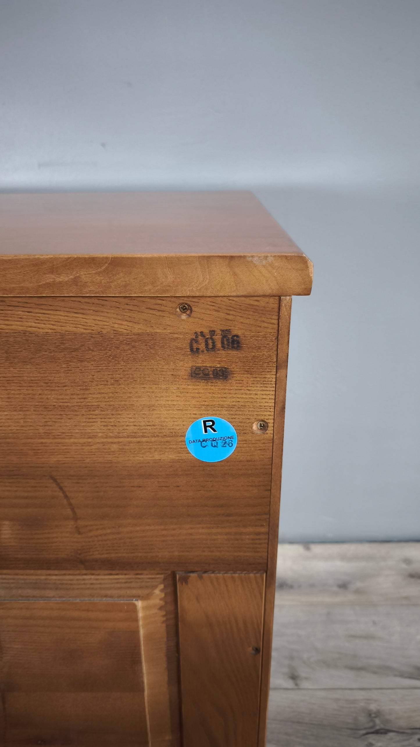 89771 Cassettiera in legno