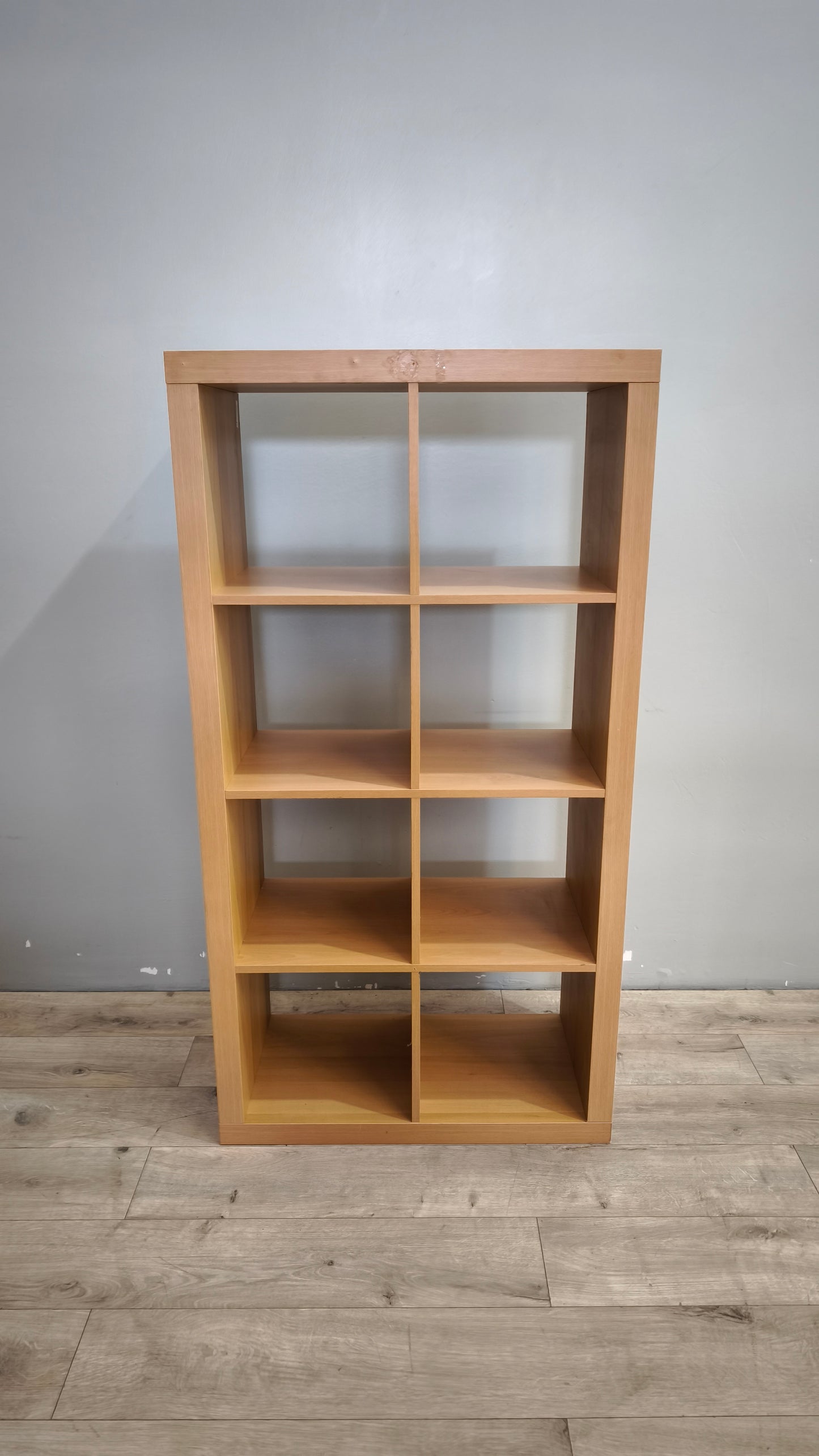 90481 Libreria Kallax Ikea effetto rovere 8 cubi