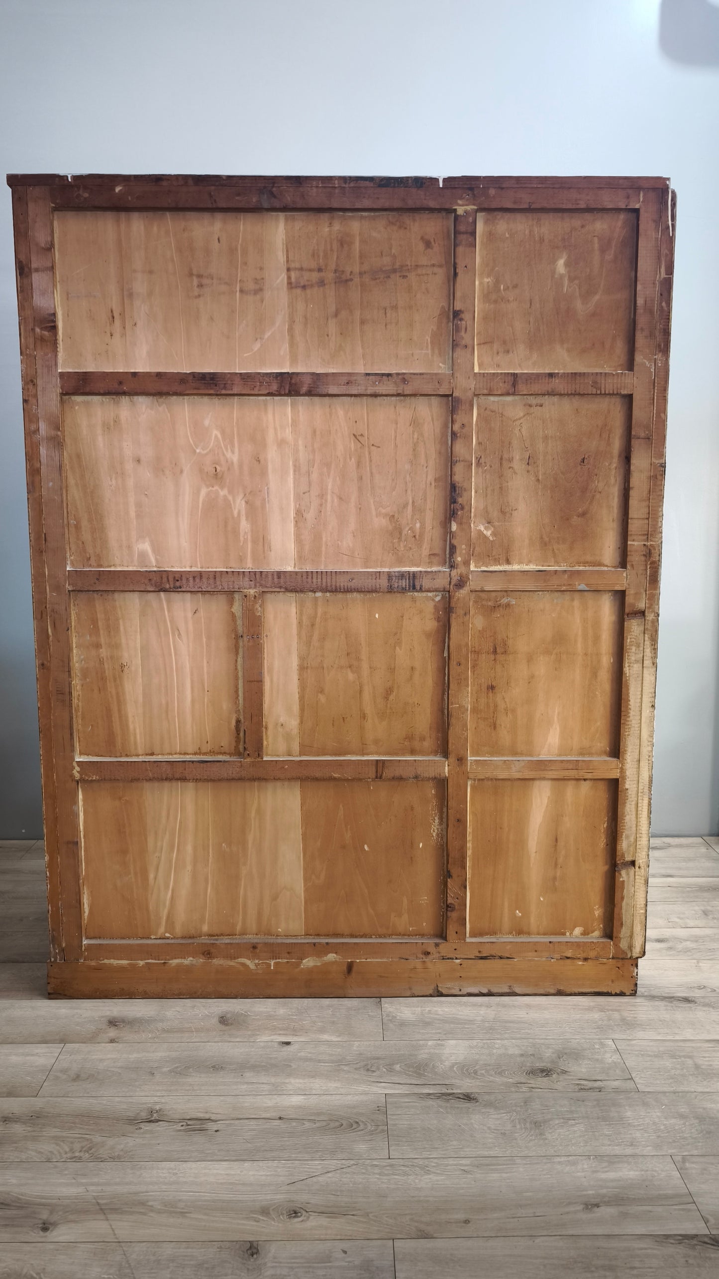 129 Credenza anni '50 celeste con piano in marmo
