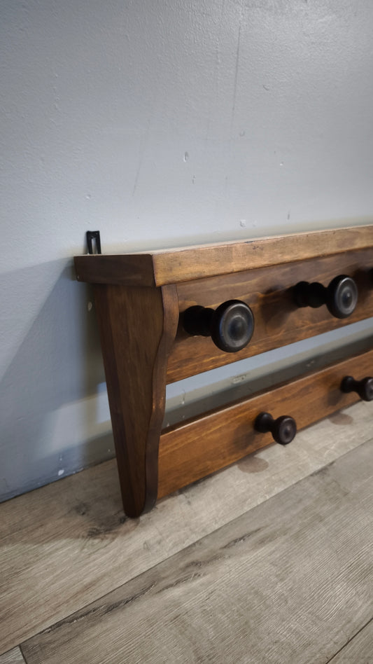 91197 Appendiabiti da parete in legno