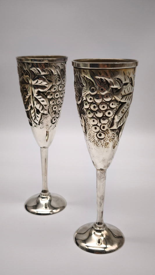 91023 Coppia di calici Edward Sheffield Collection