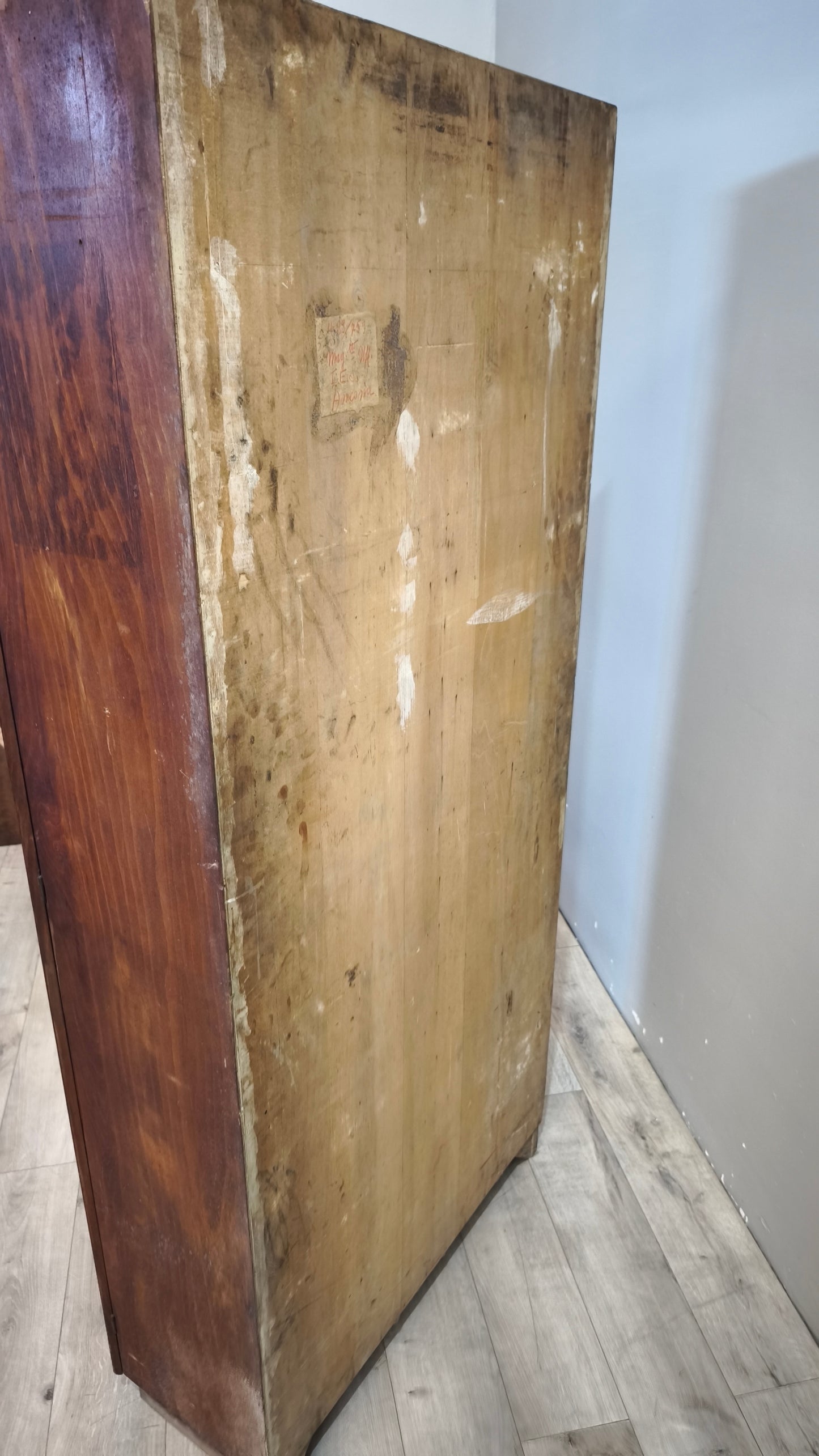 91855 Mobile archivio vintage in legno con 20 cassetti Anonima Castelli