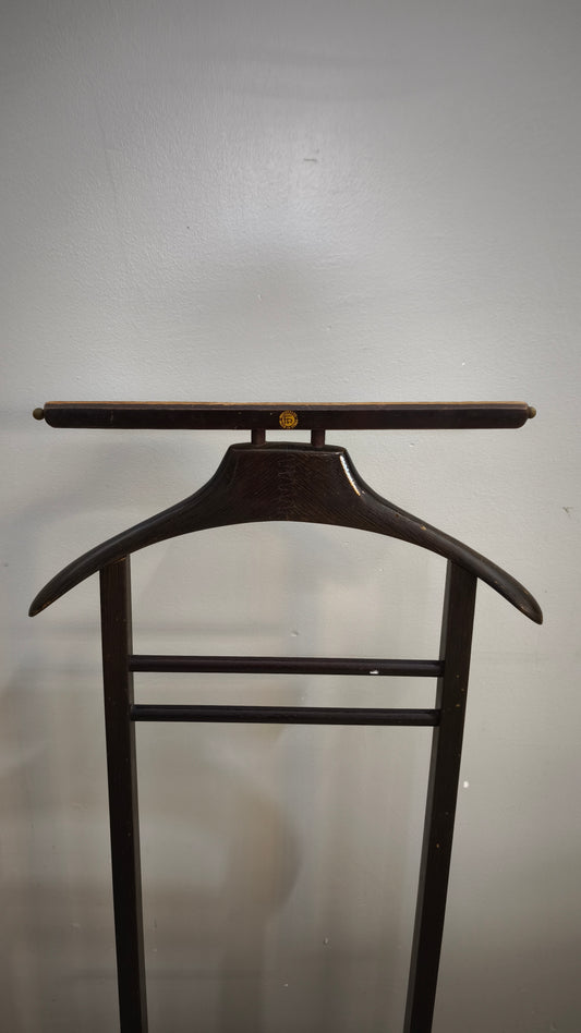92269 Servo muto vintage in legno fratelli Reguitti