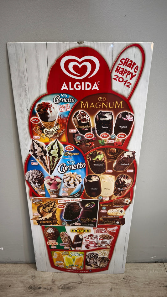 92279-3 Cartellone gelati Algida
