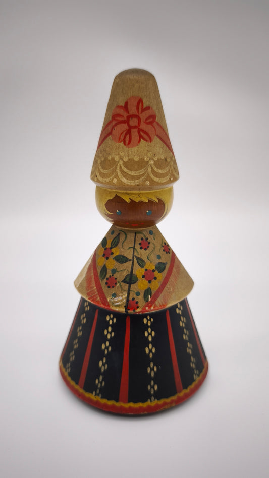 91330 Bambolina russa in legno Salvofolk (bionda)