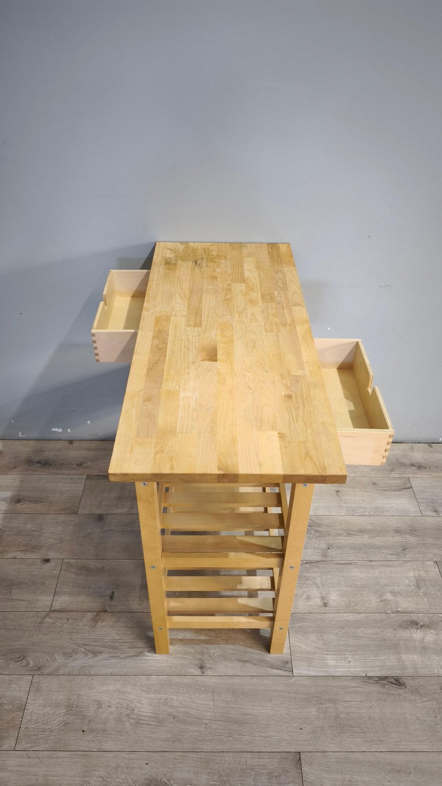 92488 Carrello Ikea in legno chiaro