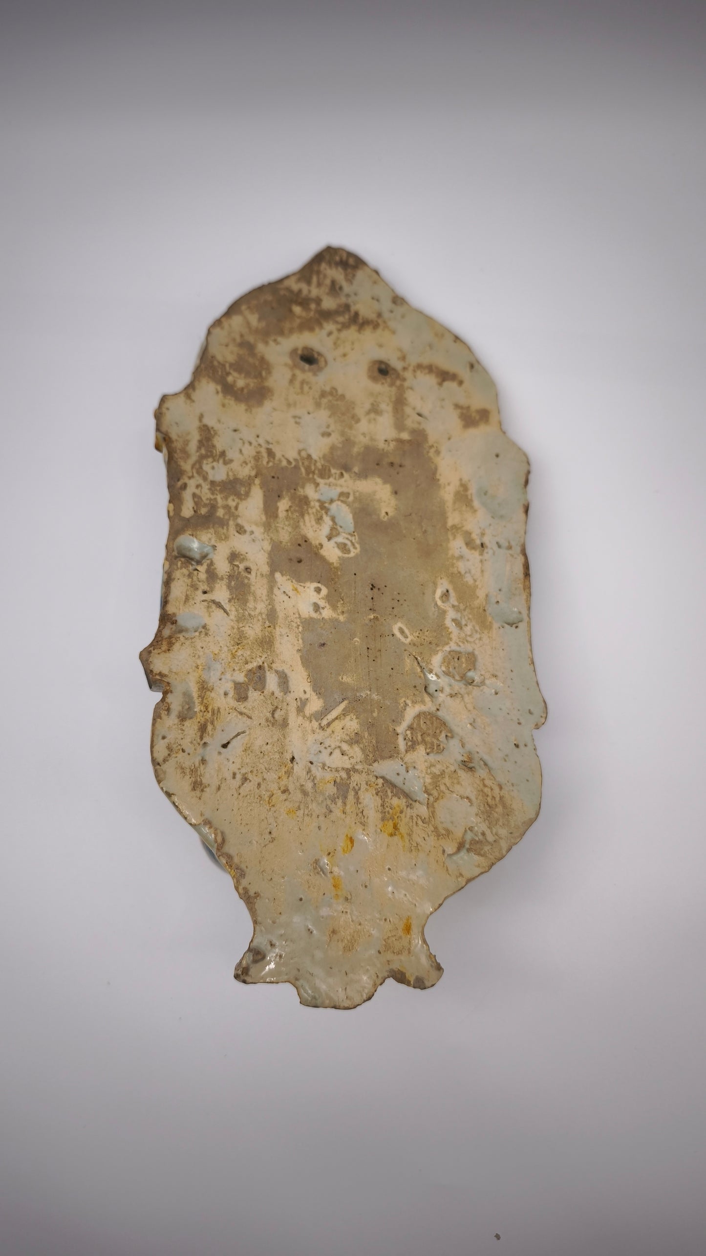 92393 Acquasantiera in ceramica dipinta