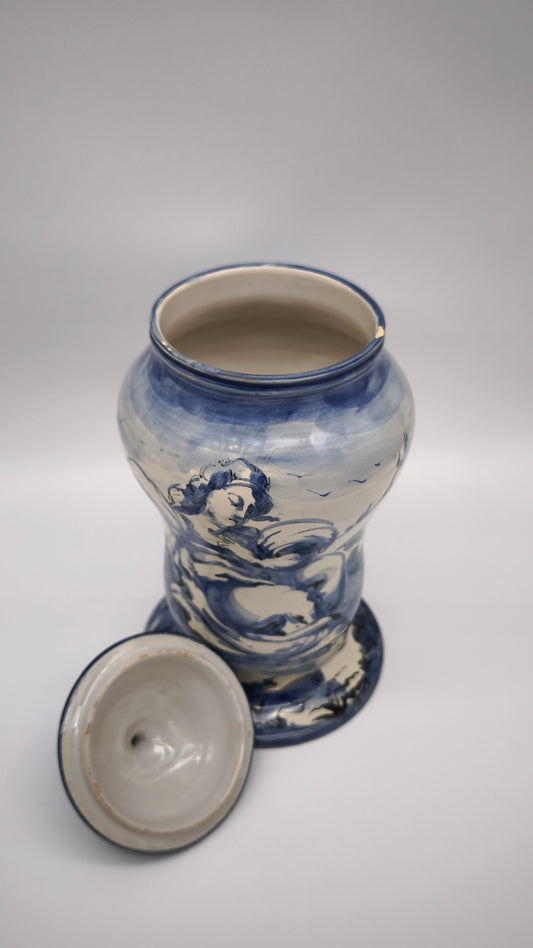 92395 Albarello in ceramica di Albissola