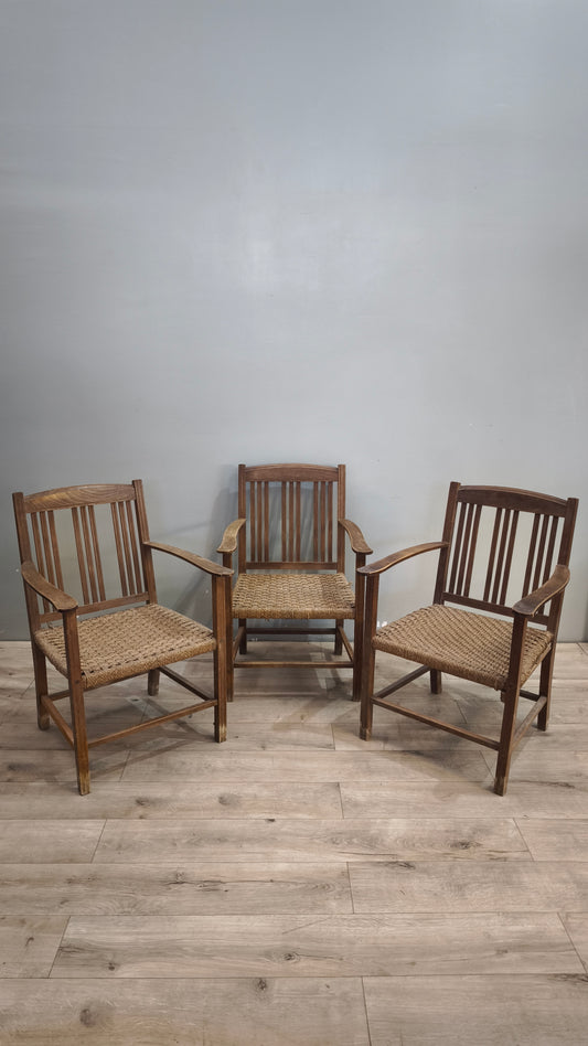 93236 Poltrona in legno e corda