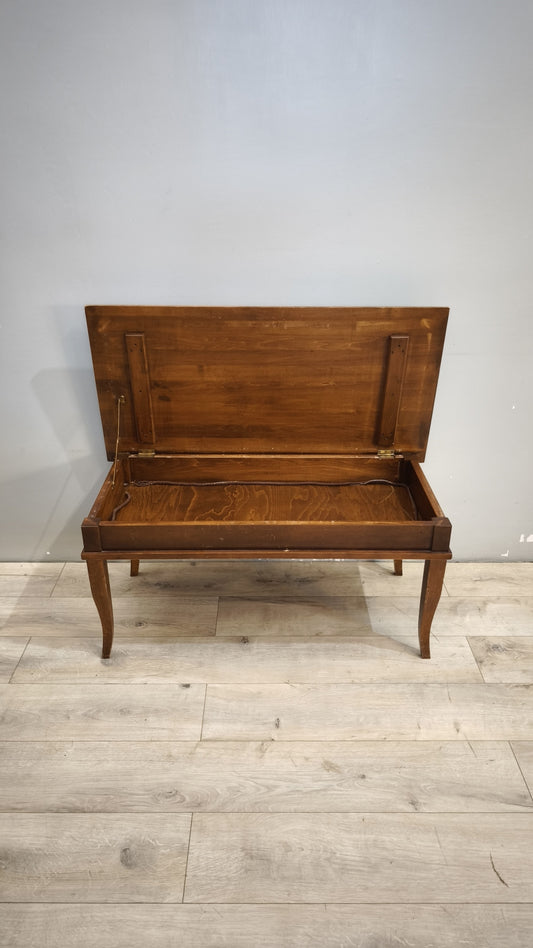 93736 Tavolino da salotto in legno con piano apribile