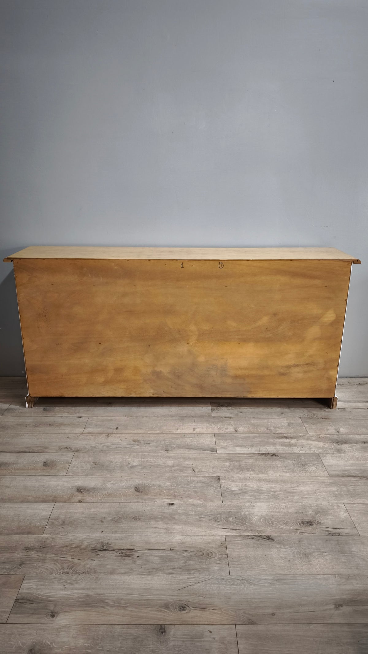 94259 Servante in legno dipinta bianca con piano sverniciato