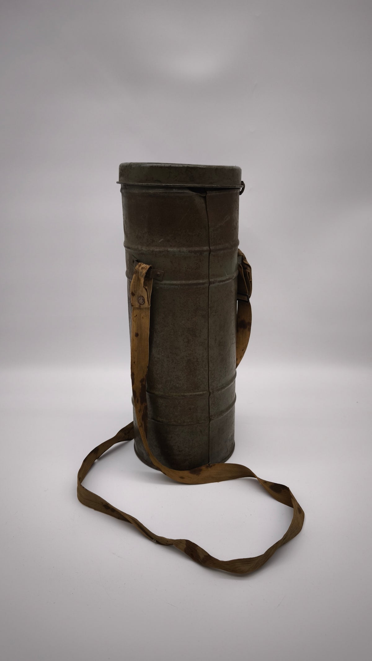 94646 Maschera antigas militare cecoslovacca modello VZ35 con custodia in metallo