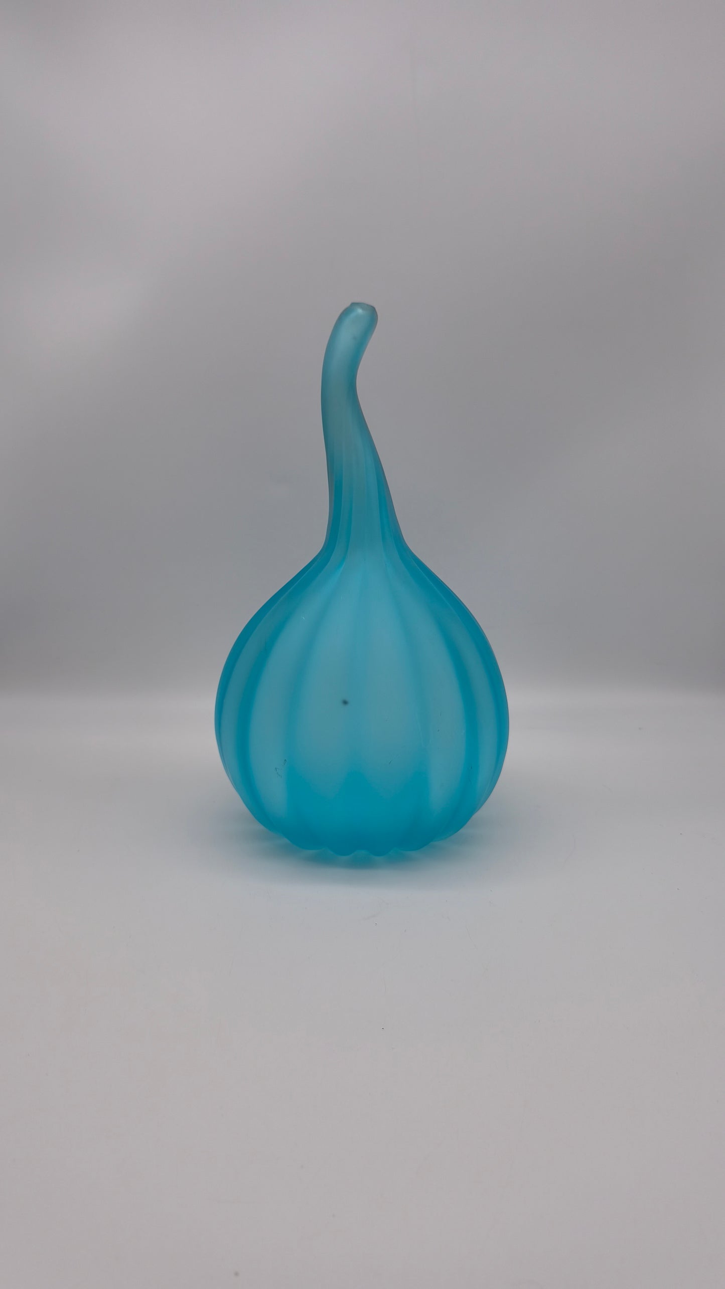 78222 Vaso in vetro celeste Basmuran
