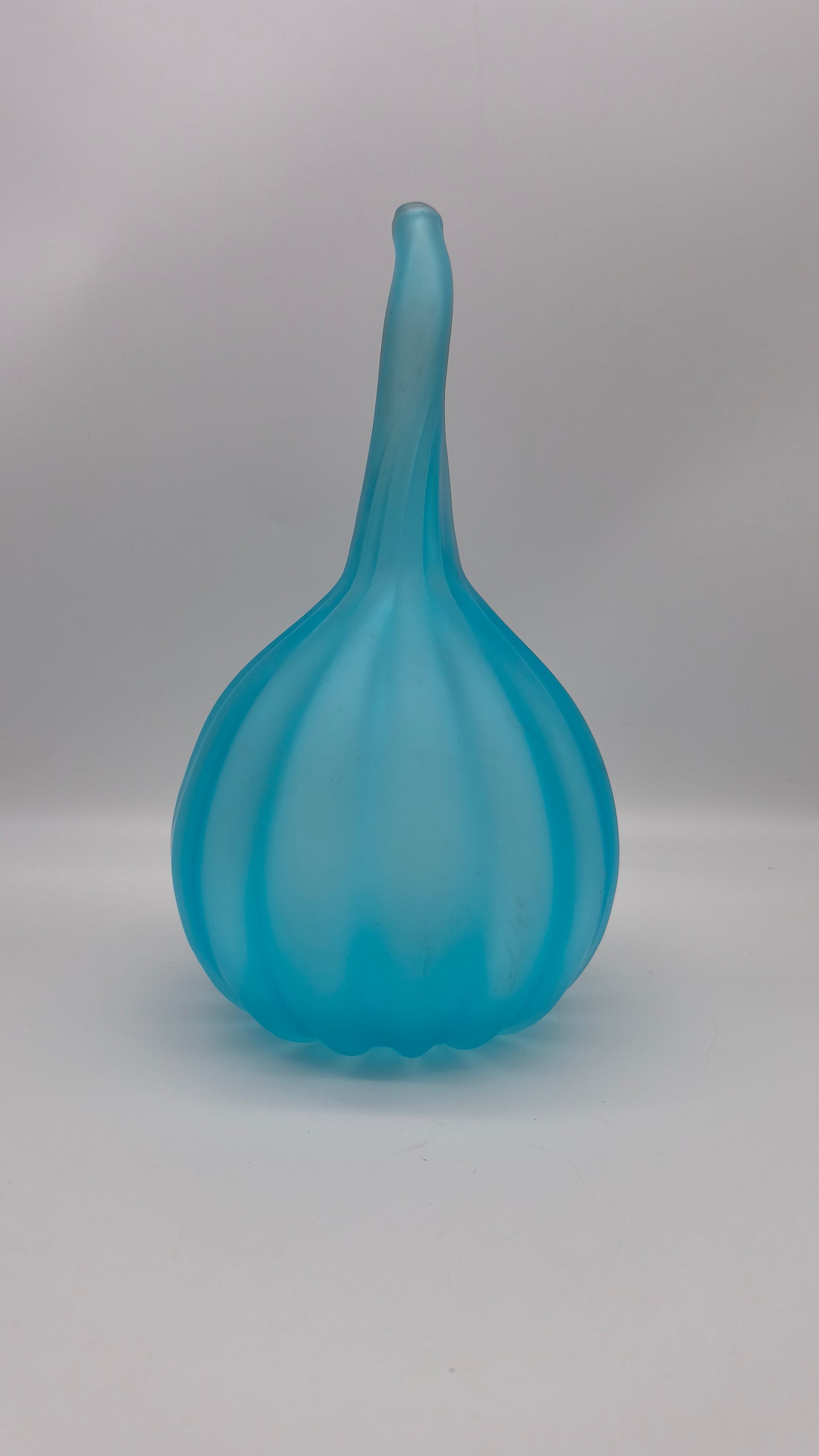 78222 Vaso in vetro celeste Basmuran
