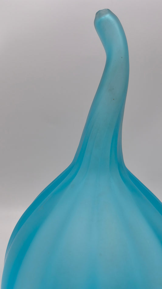 78222 Vaso in vetro celeste Basmuran