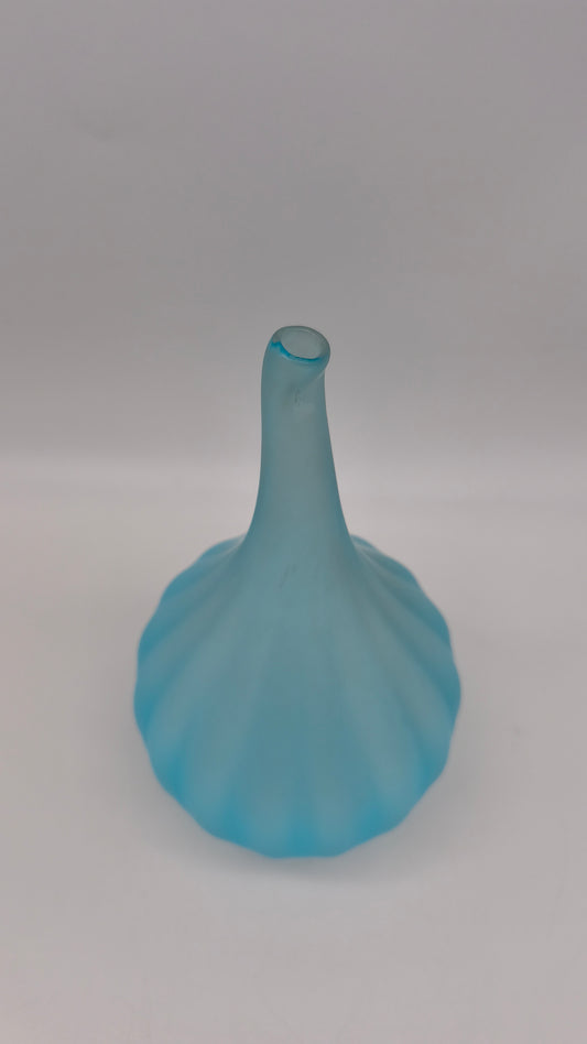 78221 Vaso in vetro celeste Basmuran