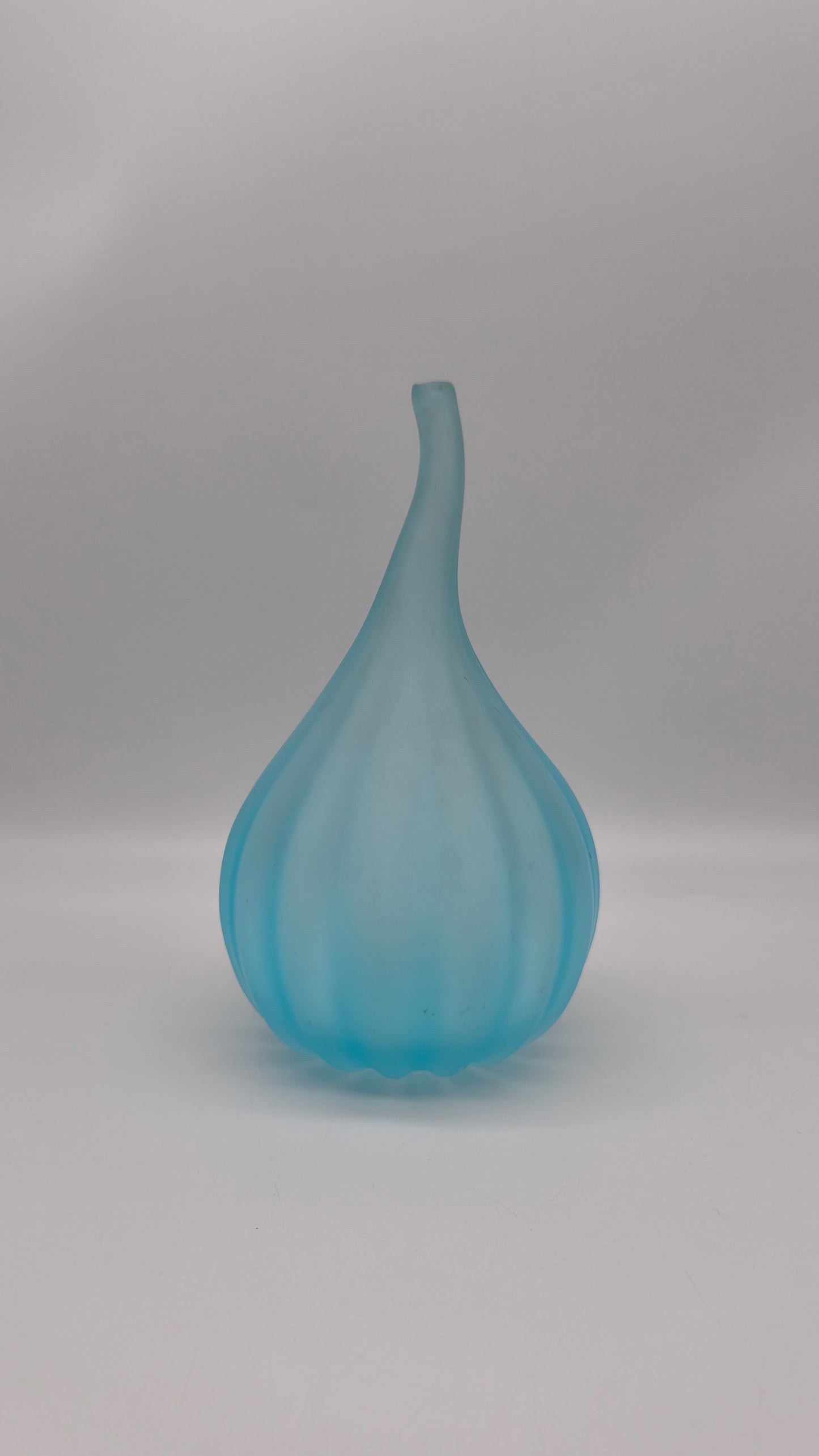 78221 Vaso in vetro celeste Basmuran