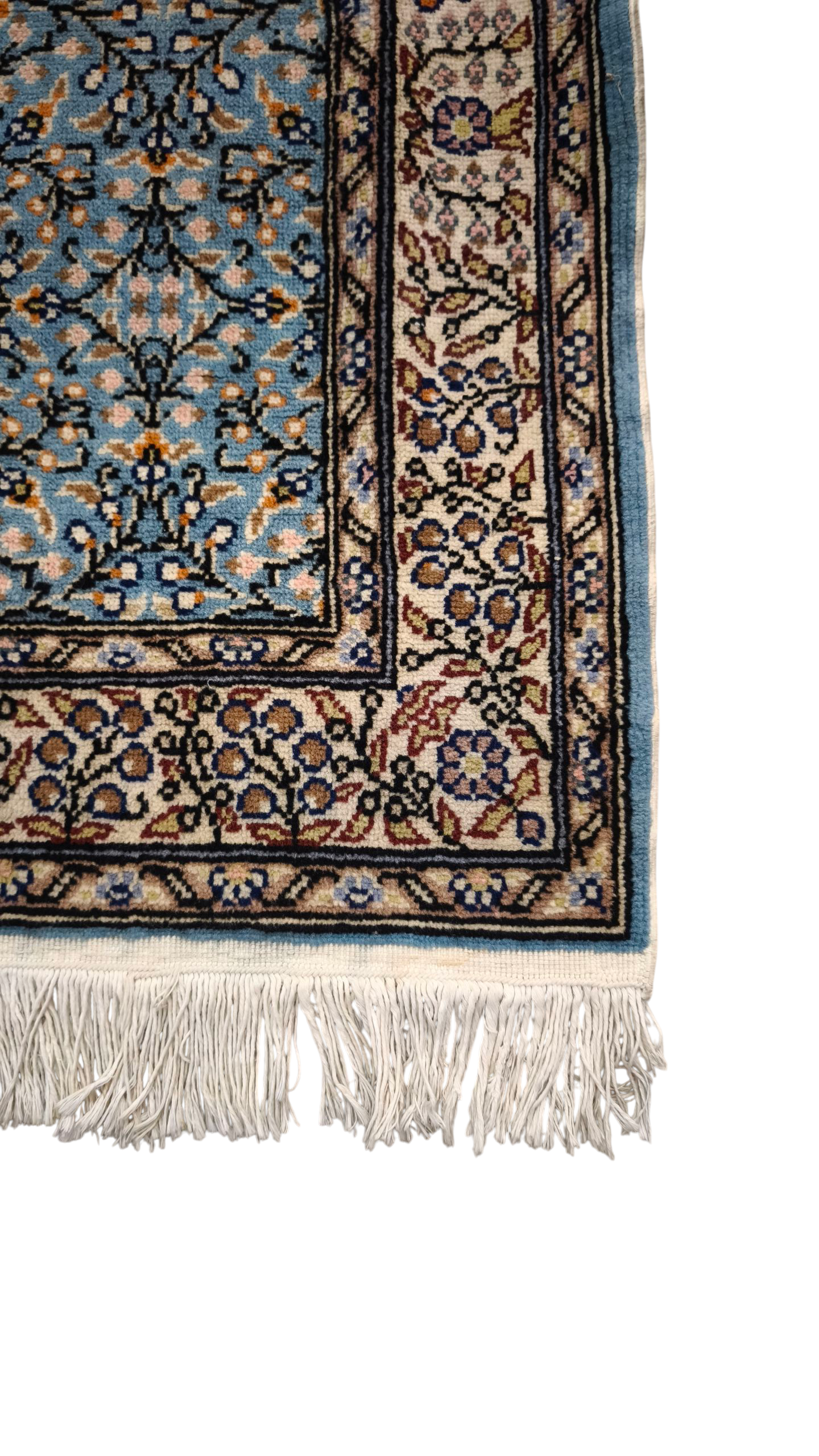 81559 Tappeto persiano con decorazione floreale