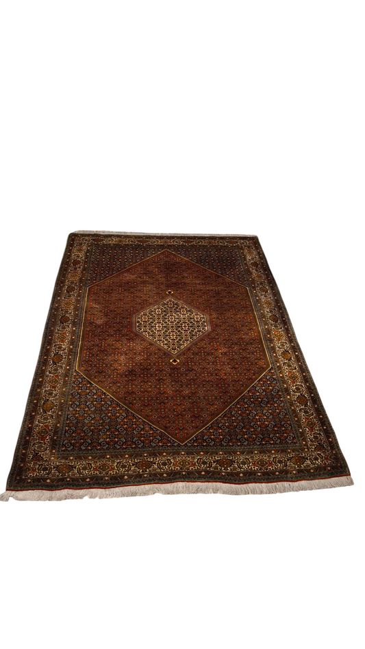 81539 Tappeto persiano Bidjar con decorazione floreale