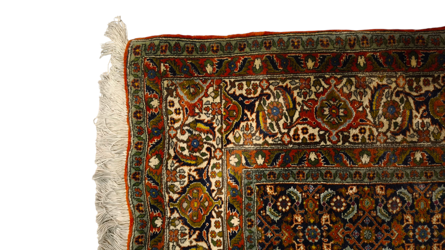 81539 Tappeto persiano Bidjar con decorazione floreale