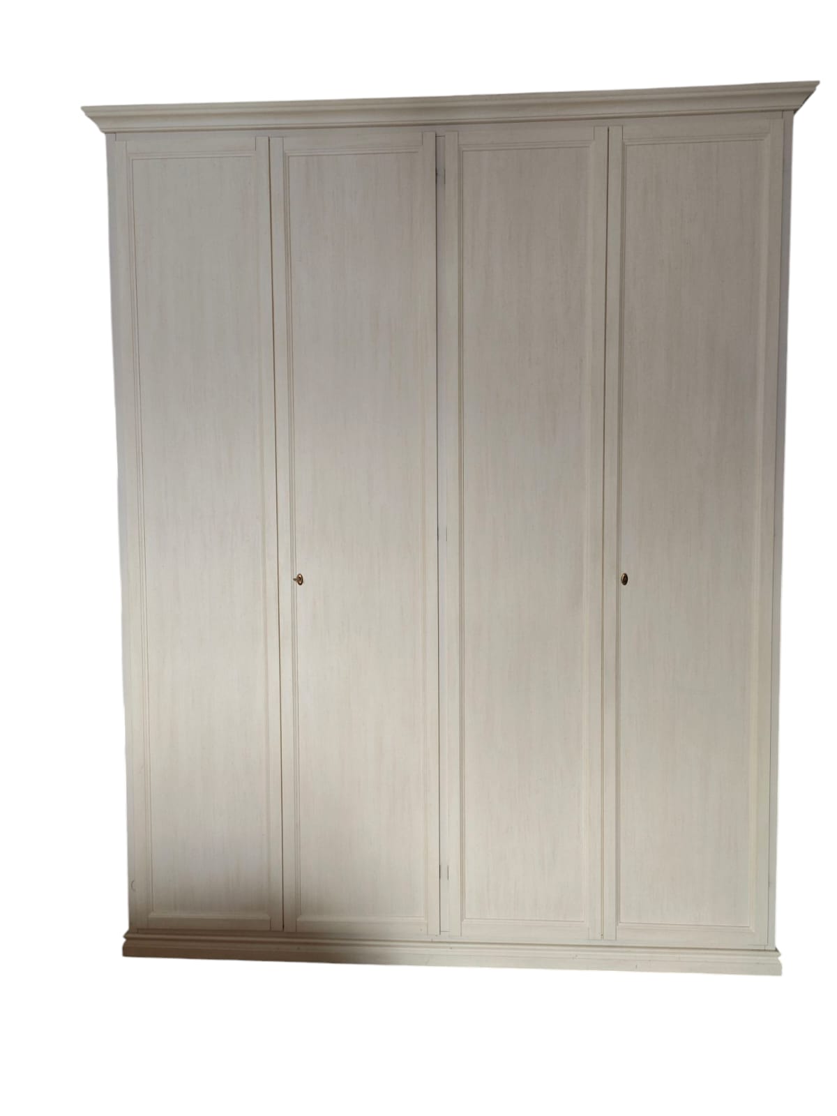 78302 Armadio bianco in legno quattro ante
