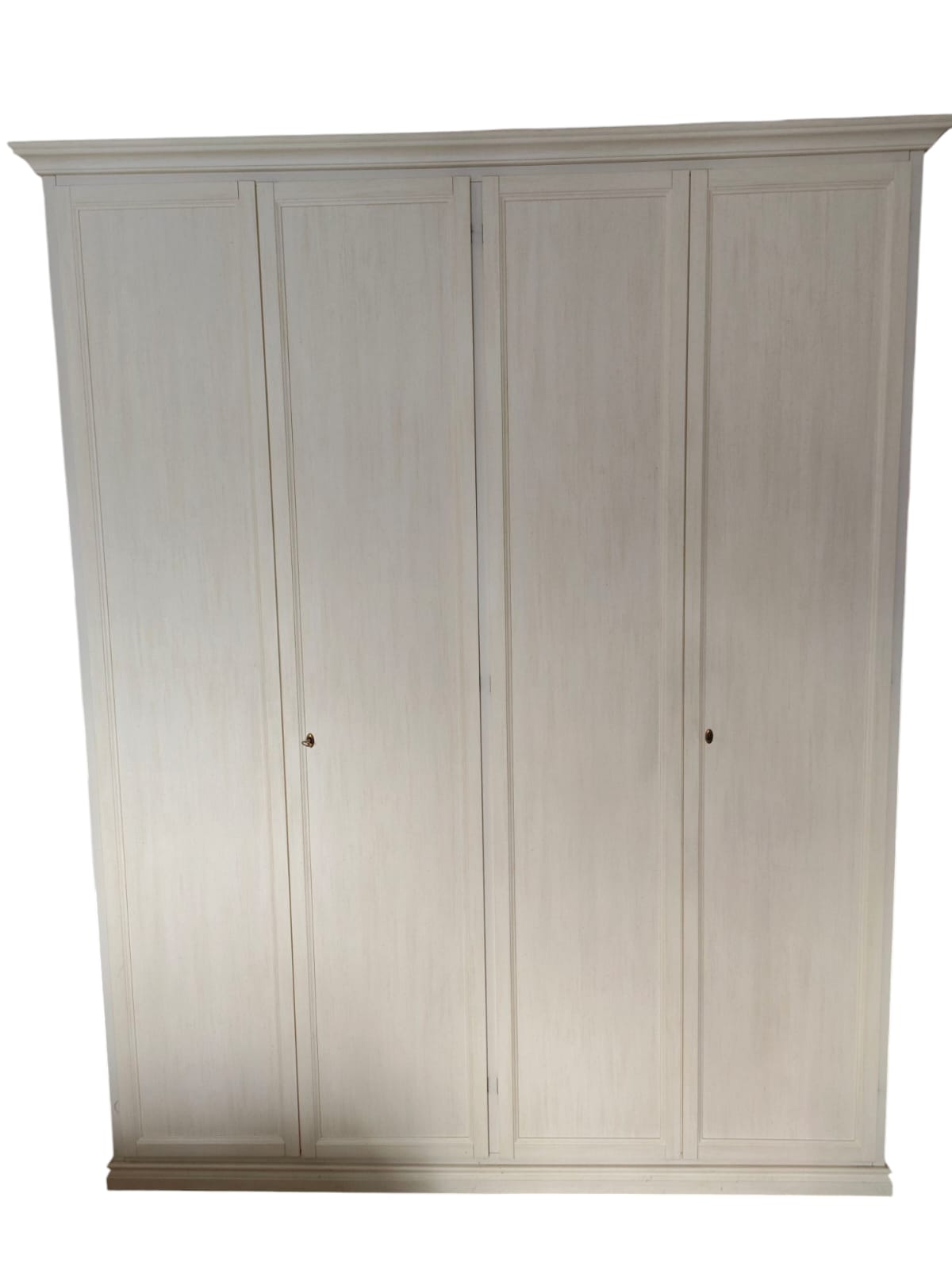 78302 Armadio bianco in legno quattro ante