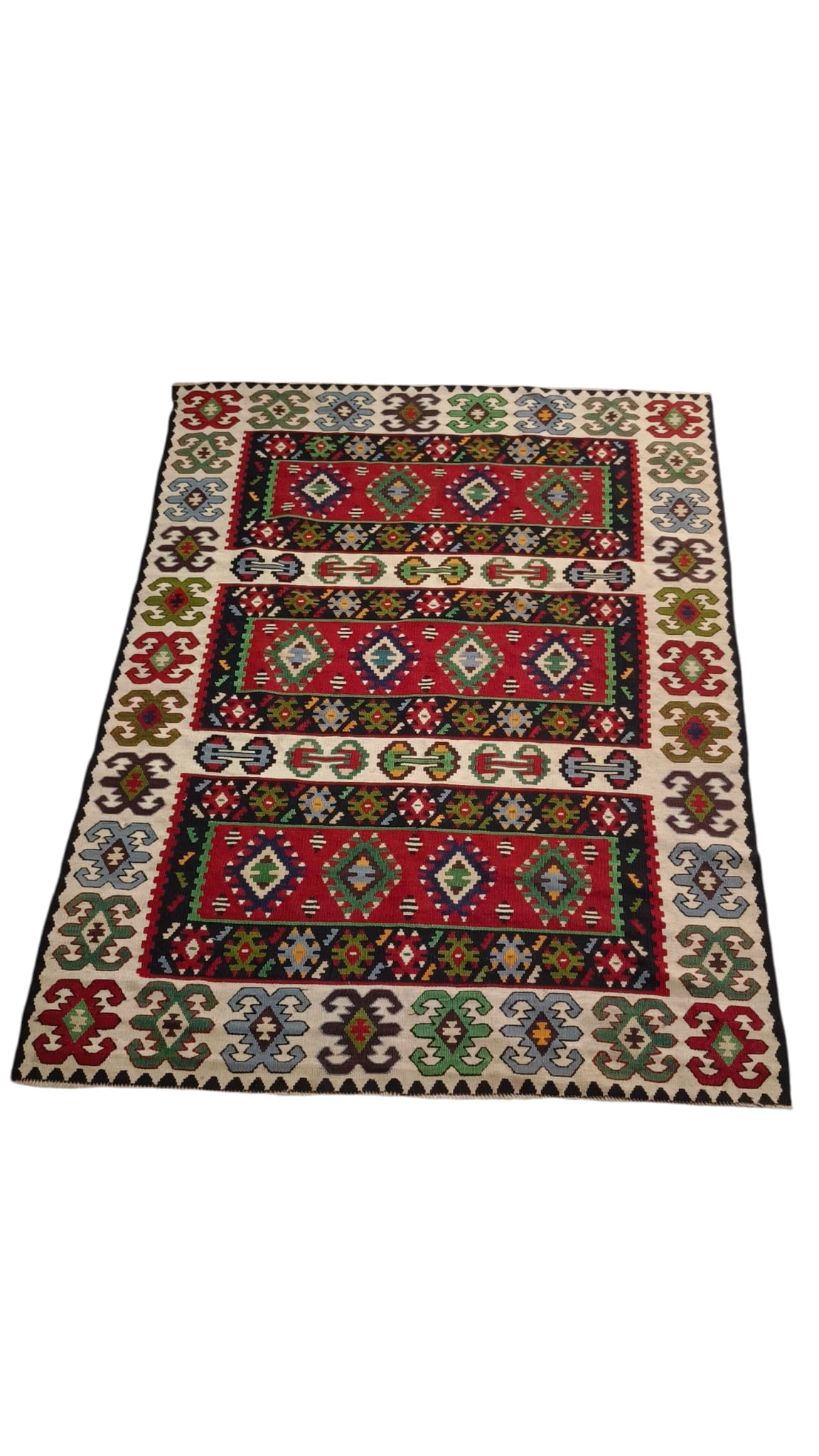 82624 Tappeto Kilim in vari colori