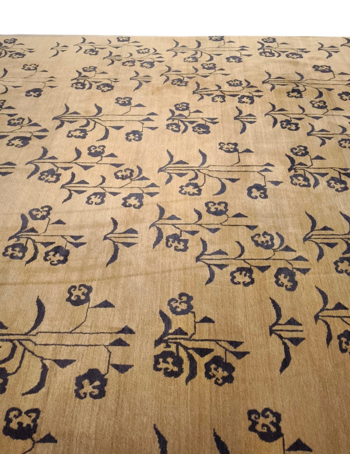 82508 Tappeto nepalese Tufenkian in lana intrecciata