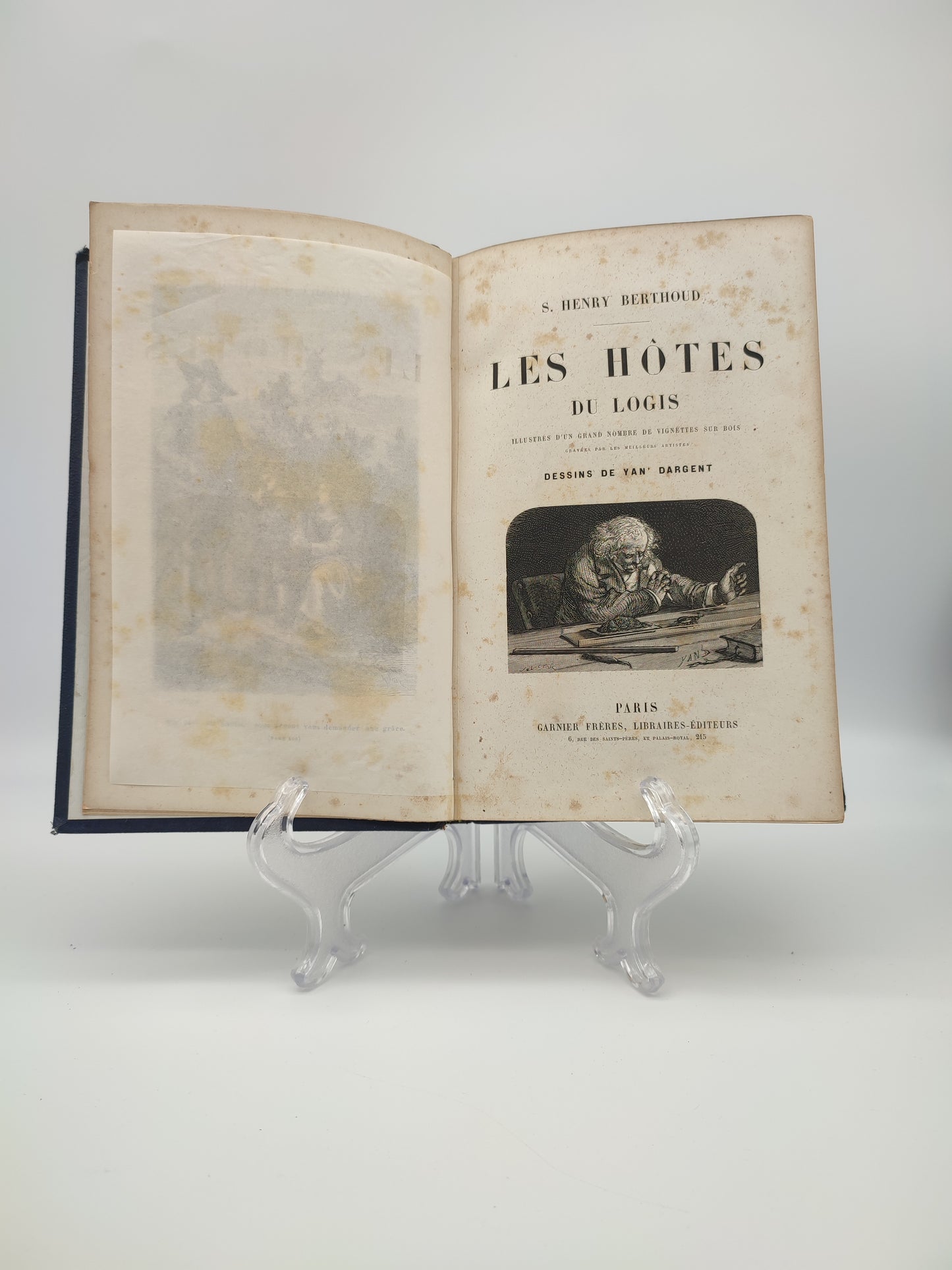 Libro di S. Henry Berthoud, Les Hotes du logis, Paris 1867
