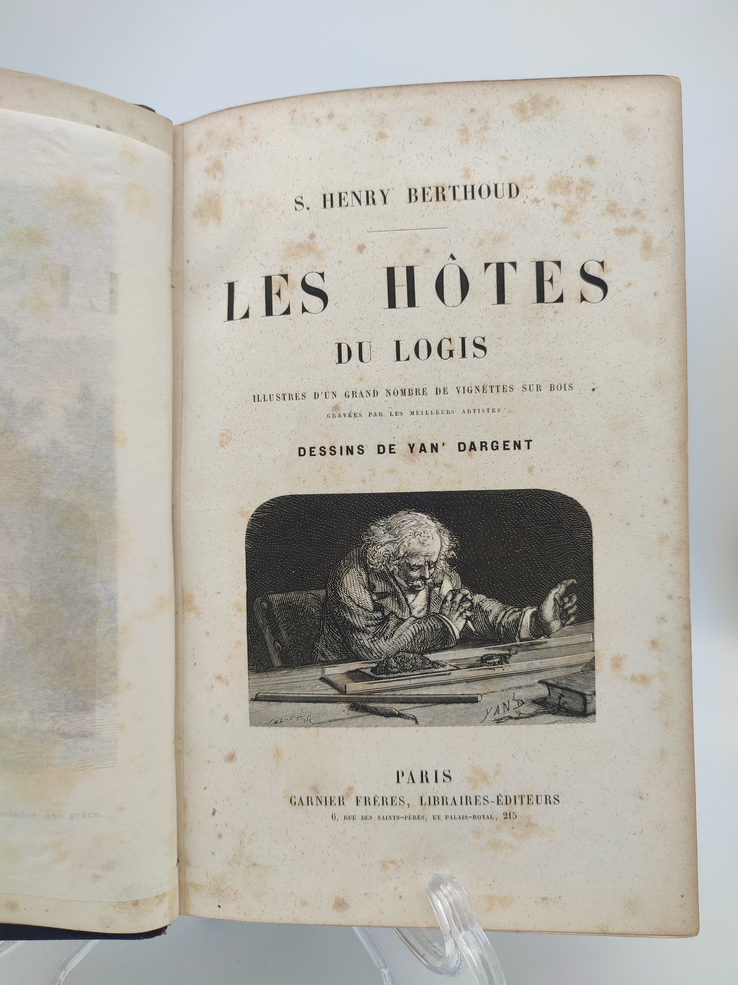Libro di S. Henry Berthoud, Les Hotes du logis, Paris 1867