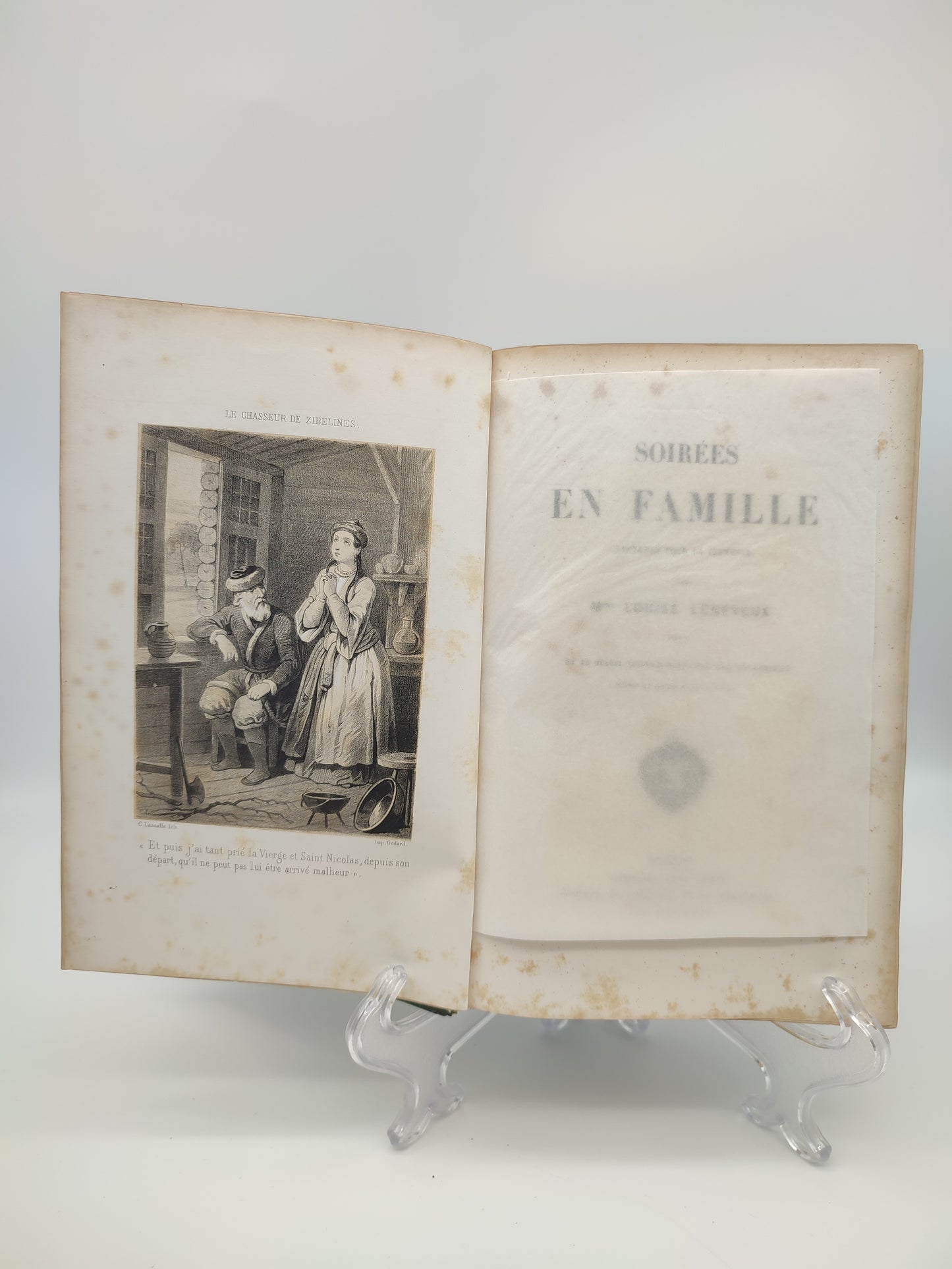 Libro di Mme Louise Leneveux, Soirées en famille, Paris